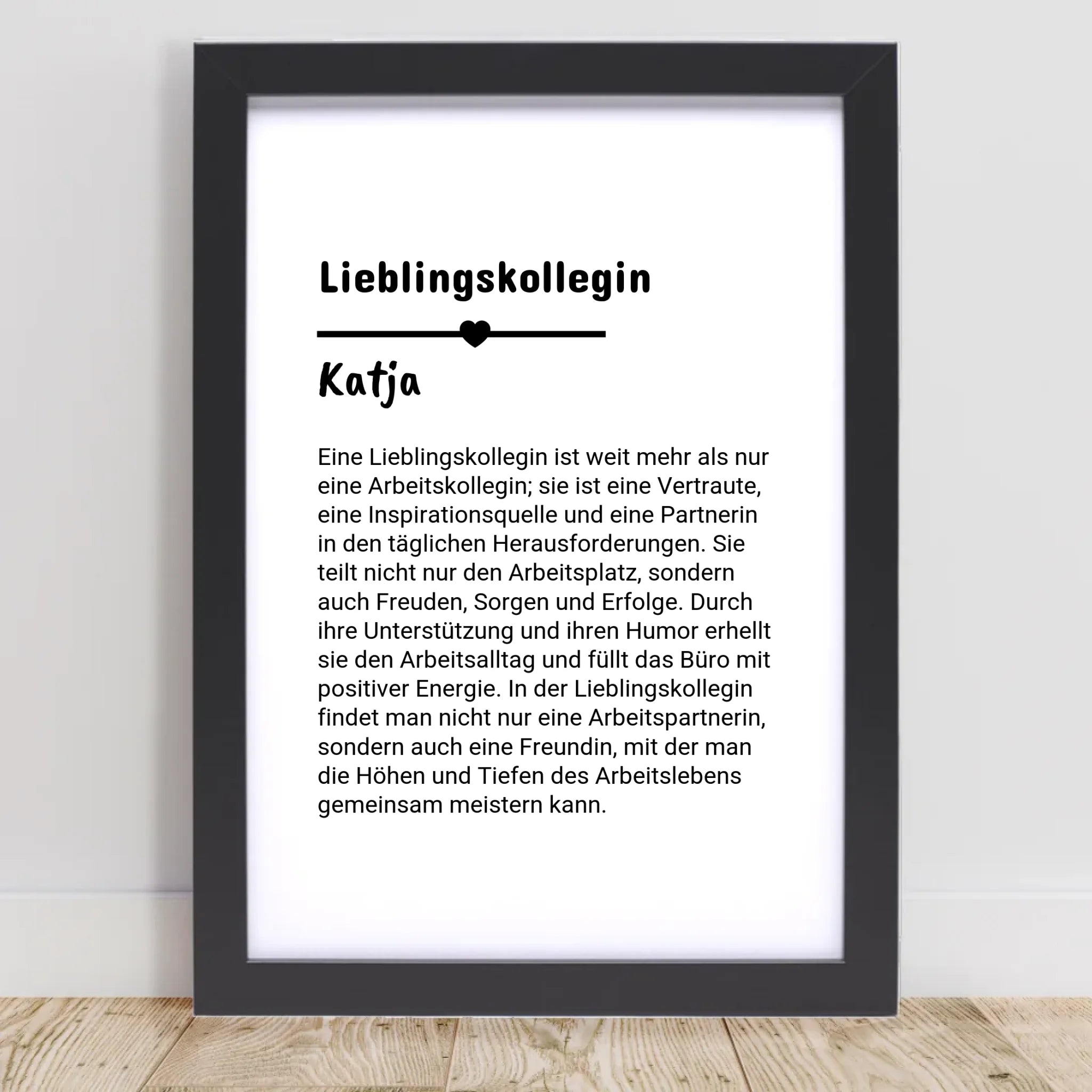 Lieblingskollegin Definition Poster personalisiert - Cantty