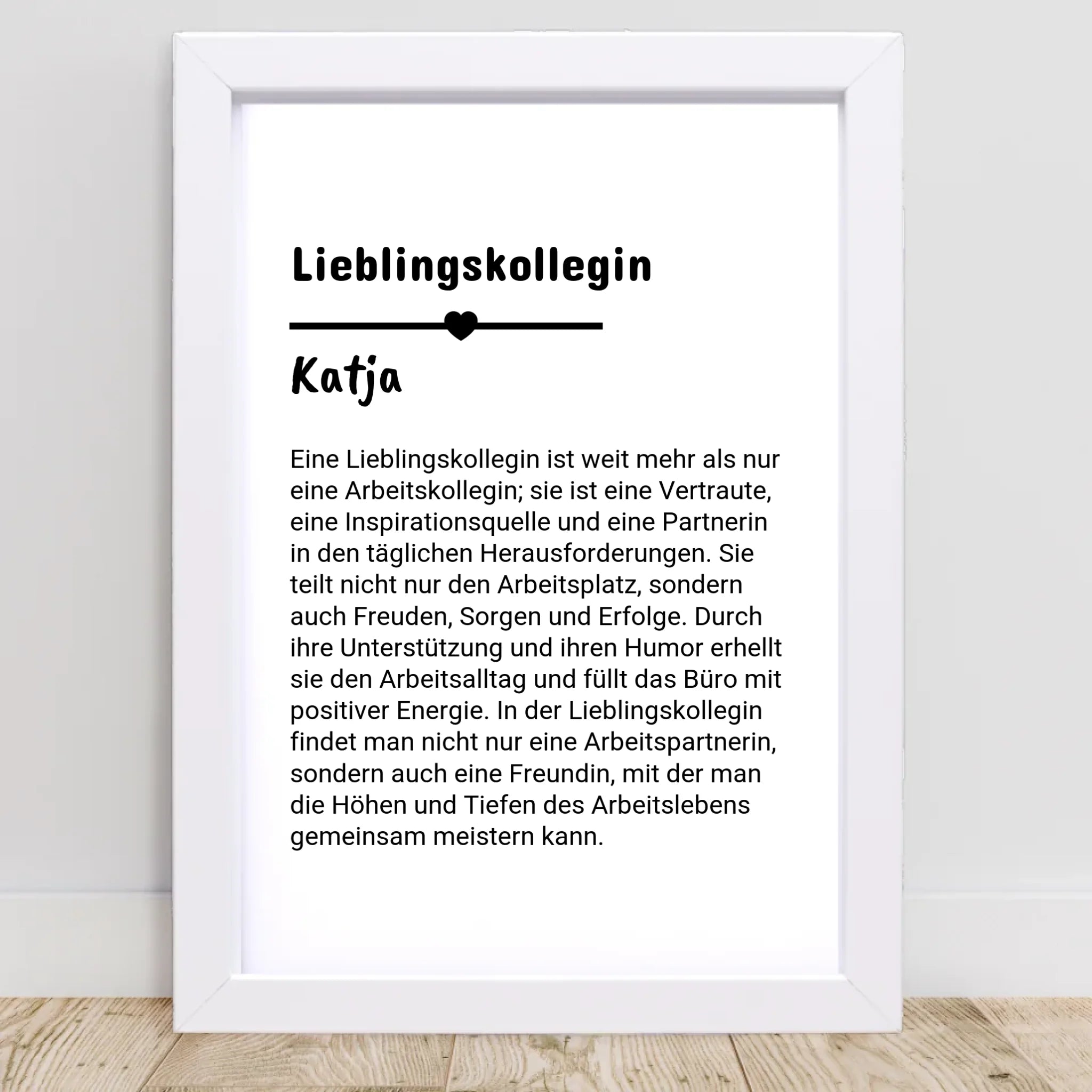 Lieblingskollegin Definition Poster personalisiert - Cantty
