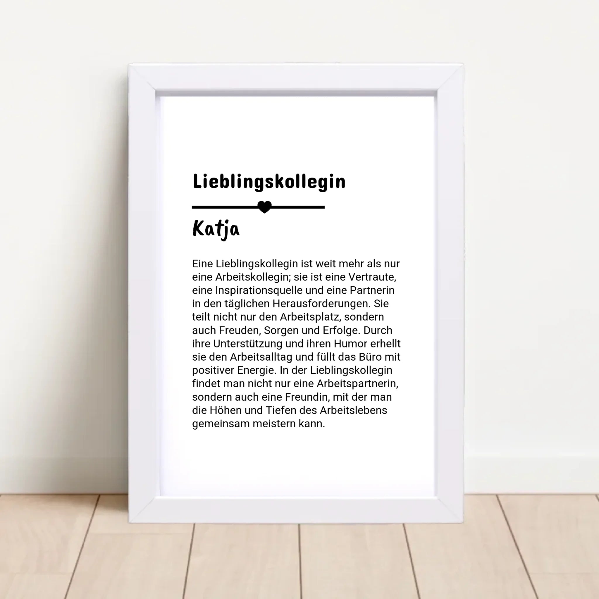 Lieblingskollegin Definition Poster personalisiert - Cantty