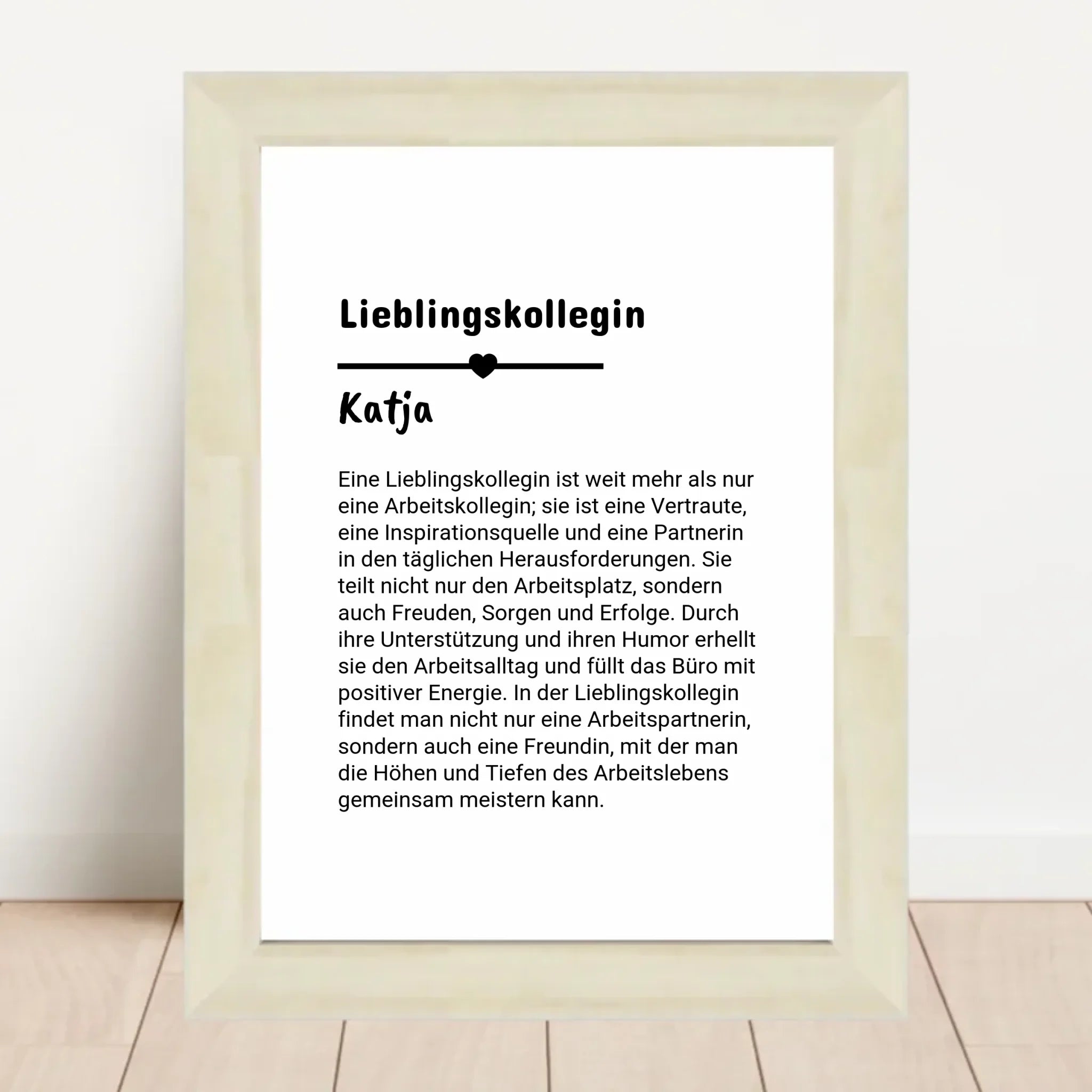 Lieblingskollegin Definition Poster personalisiert - Cantty