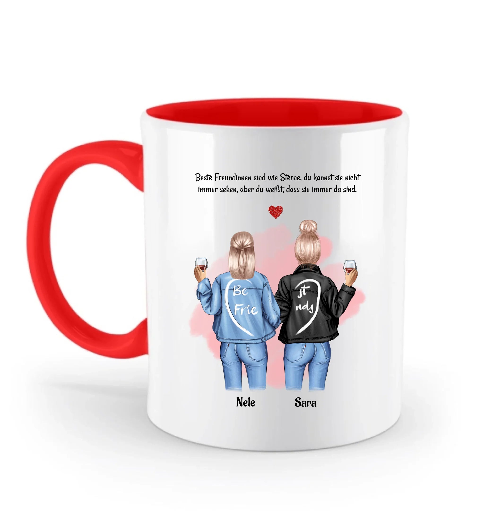 Beste Freundin Freundschaftsgeschenk Tasse gestalten - Cantty