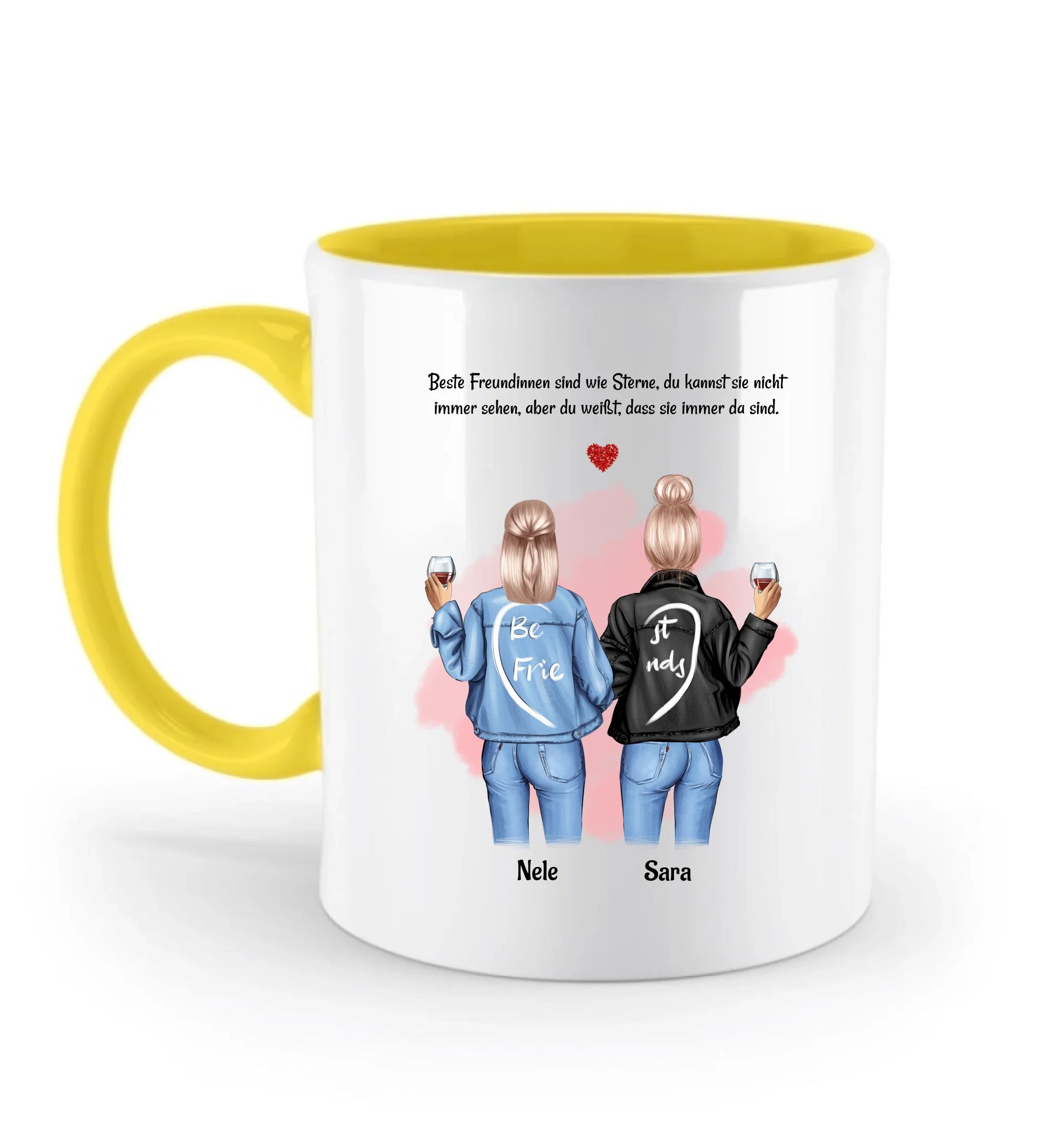 Beste Freundin Freundschaftsgeschenk Tasse gestalten - Cantty