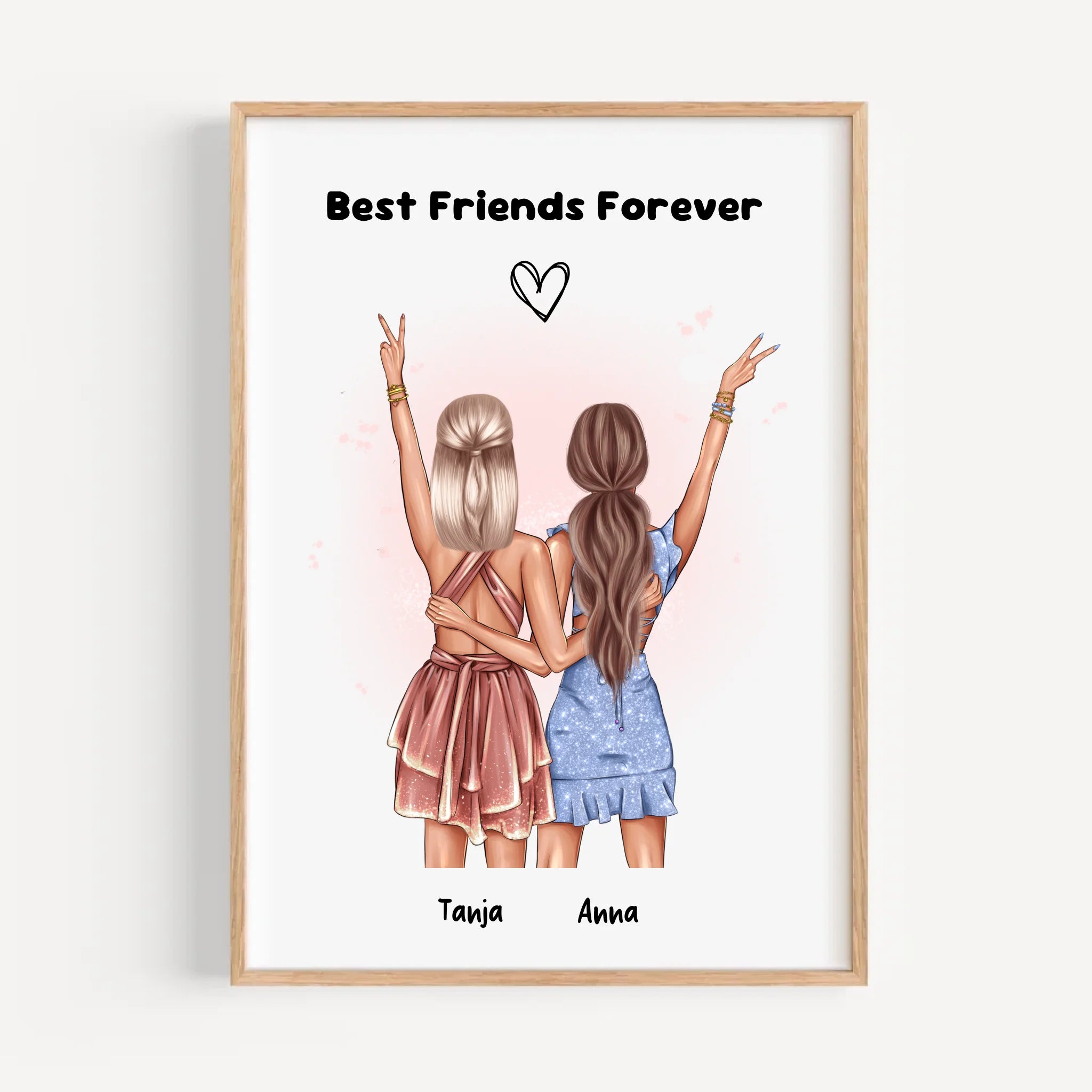 Seelenverwandte Geschenk Bild & Poster - Cantty