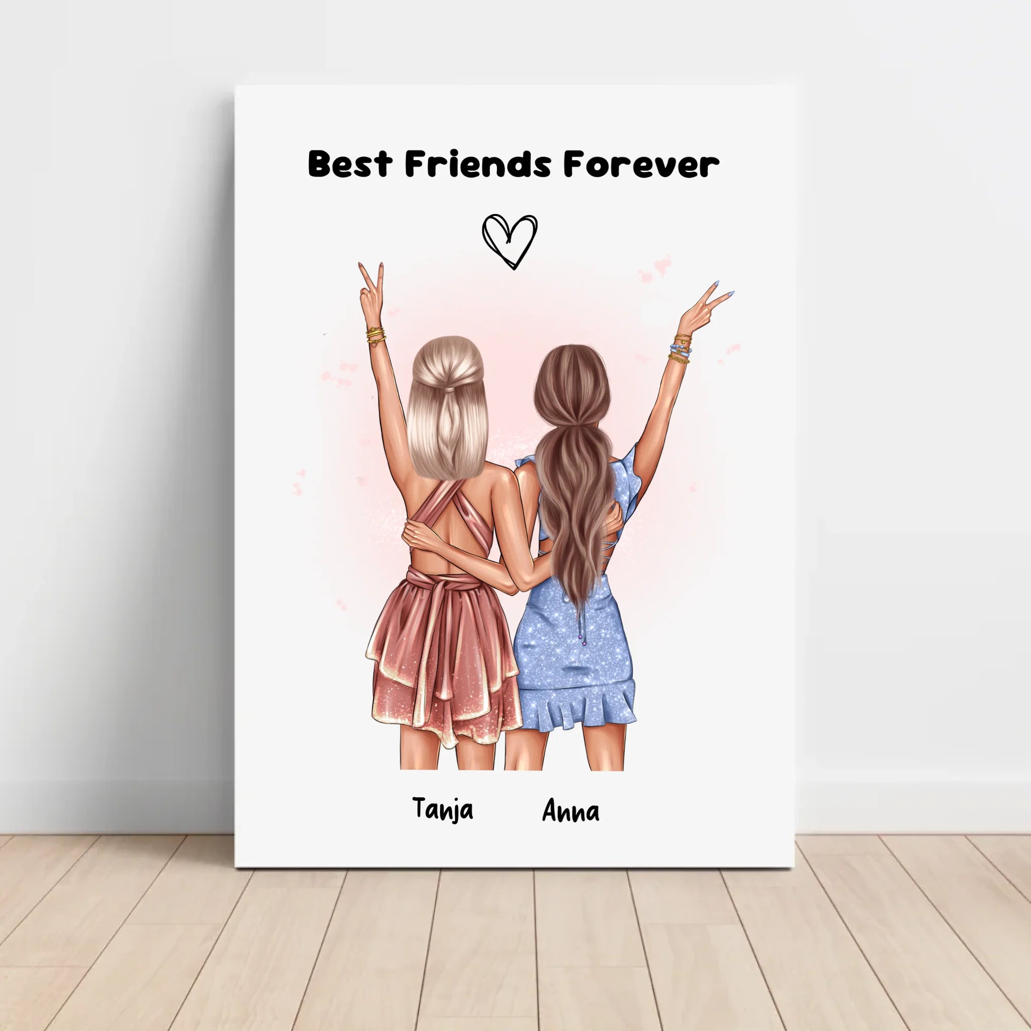 Seelenverwandte Geschenk Bild & Poster - Cantty