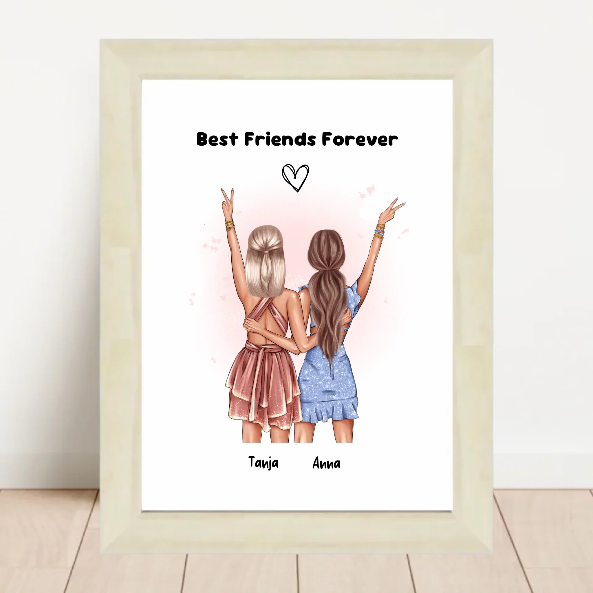 Seelenverwandte Geschenk Bild & Poster - Cantty