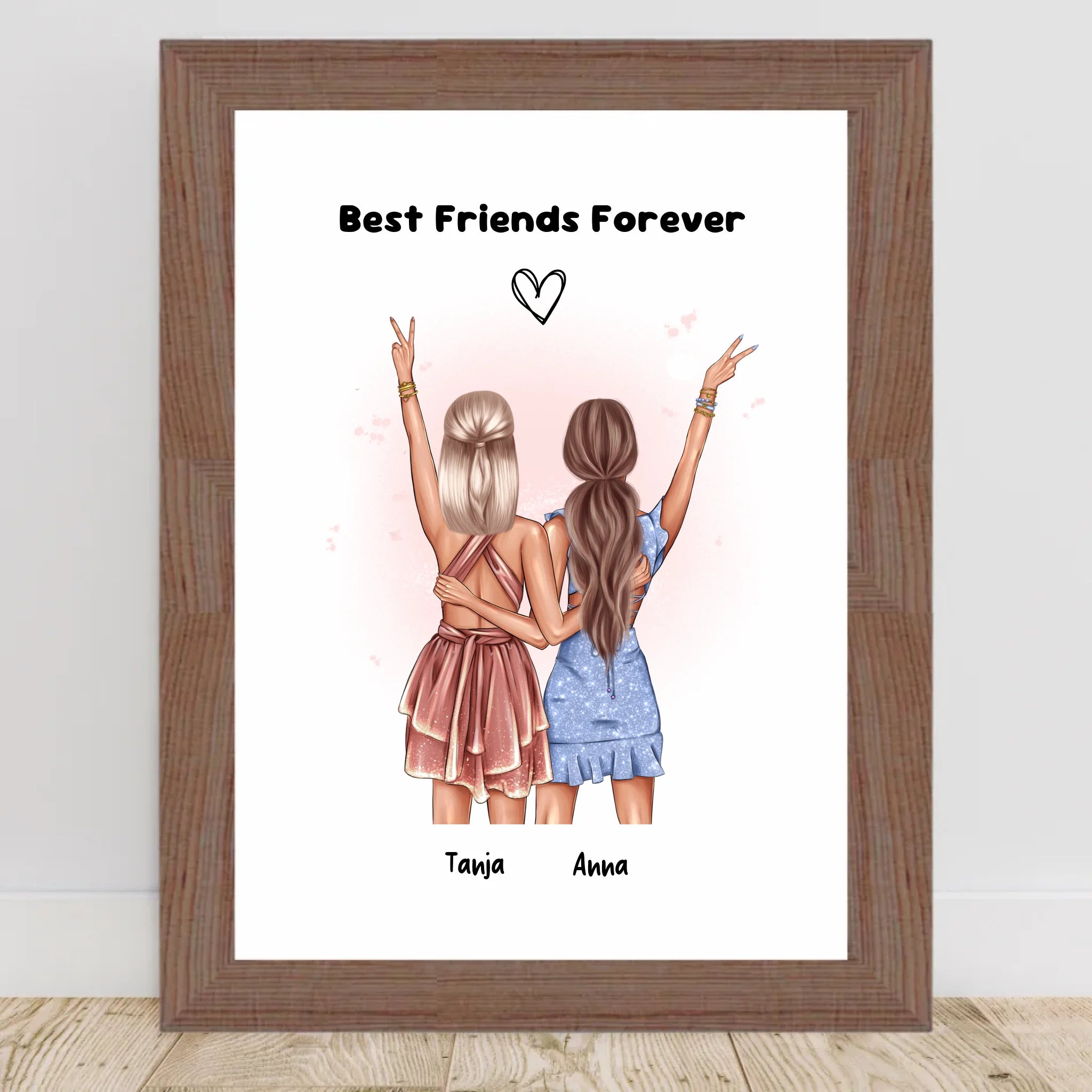 Seelenverwandte Geschenk Bild & Poster - Cantty