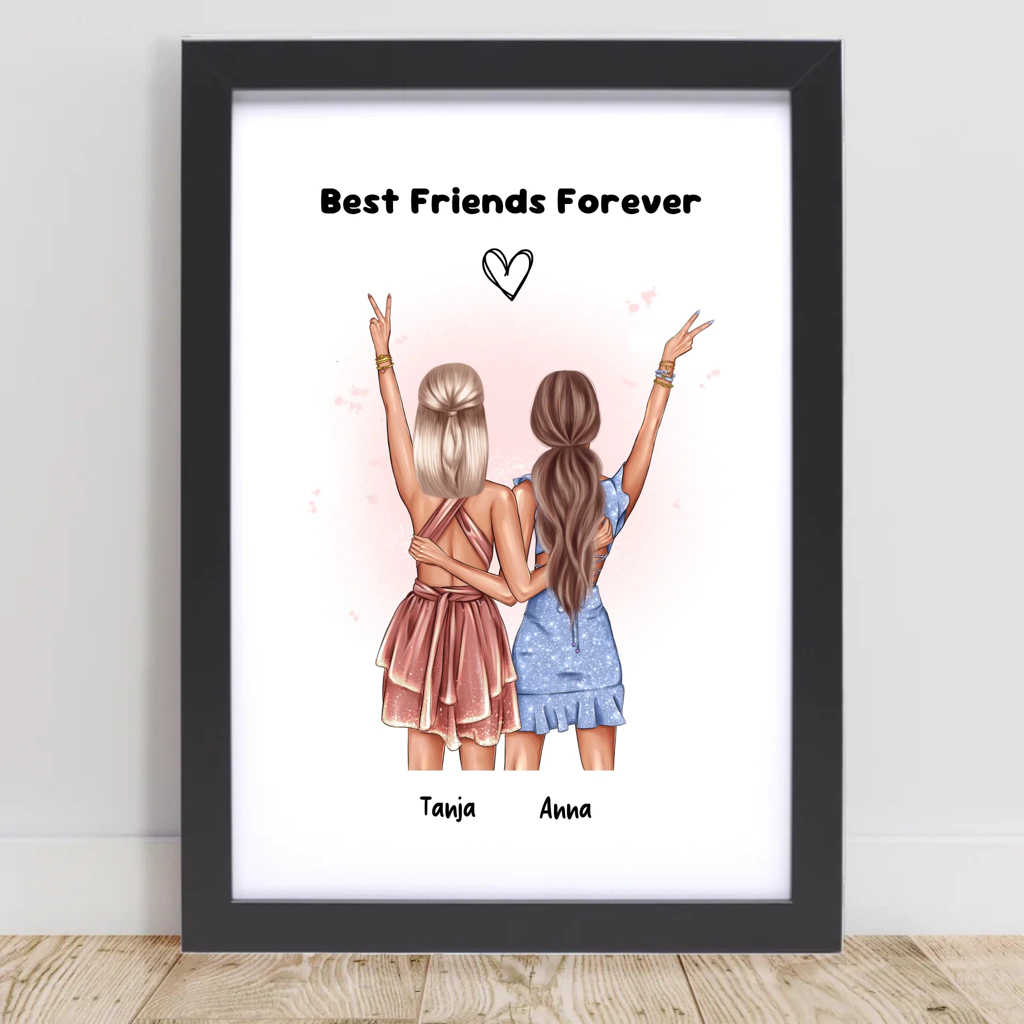 Seelenverwandte Geschenk Bild & Poster - Cantty