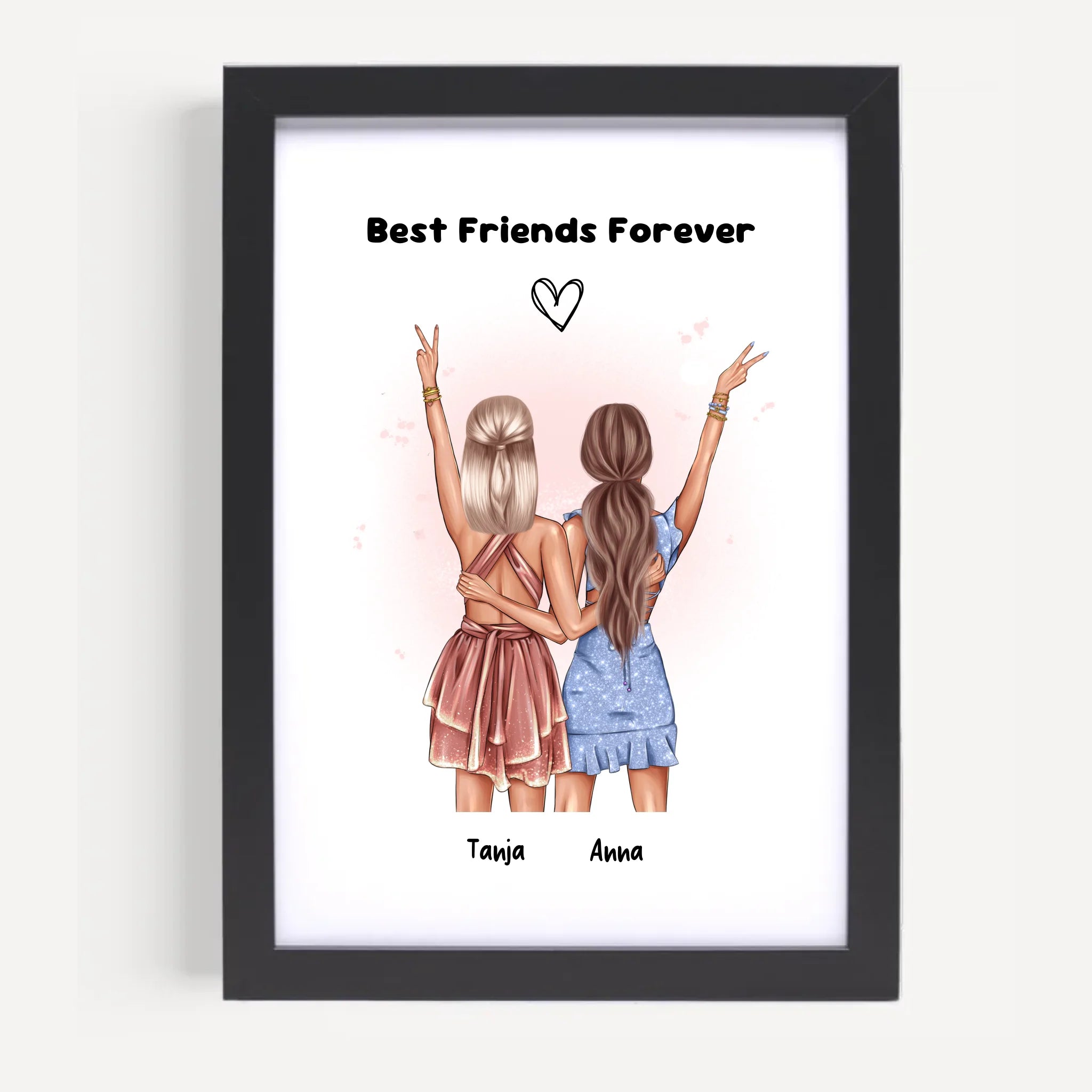 Seelenverwandte Geschenk Bild & Poster - Cantty