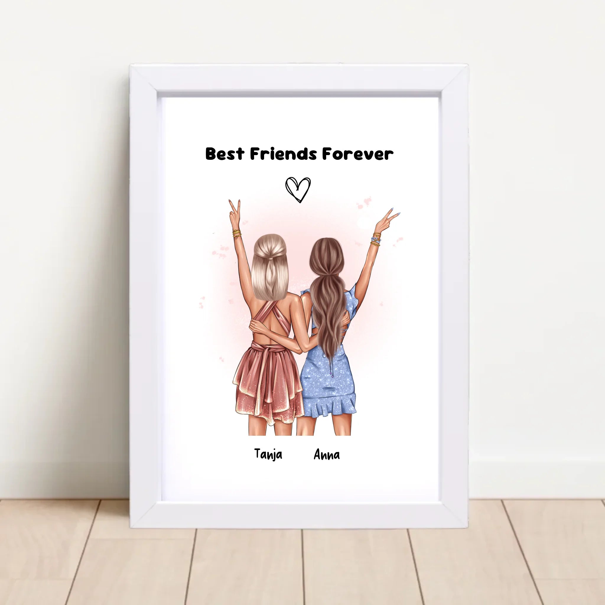 Seelenverwandte Geschenk Bild & Poster - Cantty