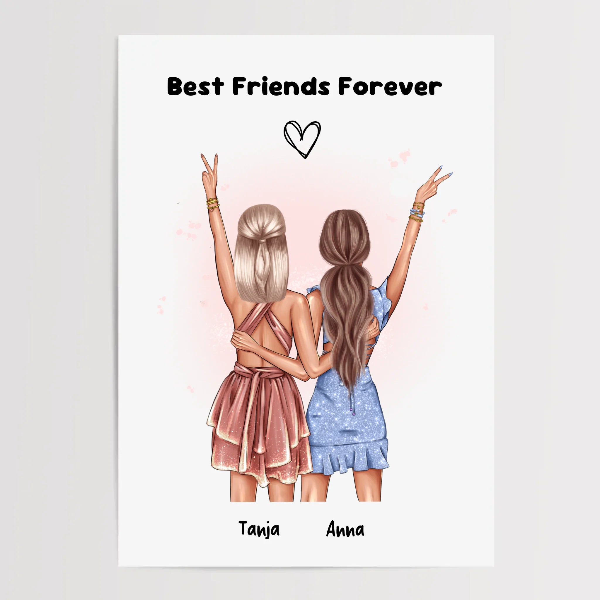 Seelenverwandte Geschenk Bild & Poster - Cantty