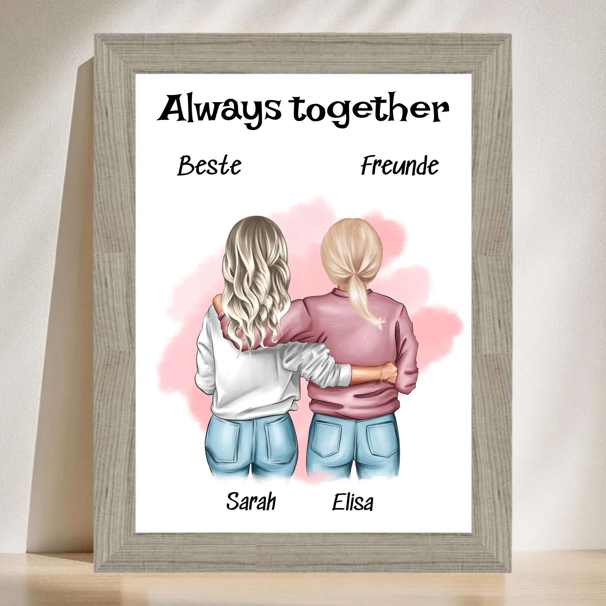 Seelenschwester Geschenk Poster & Bild gestalten - Cantty