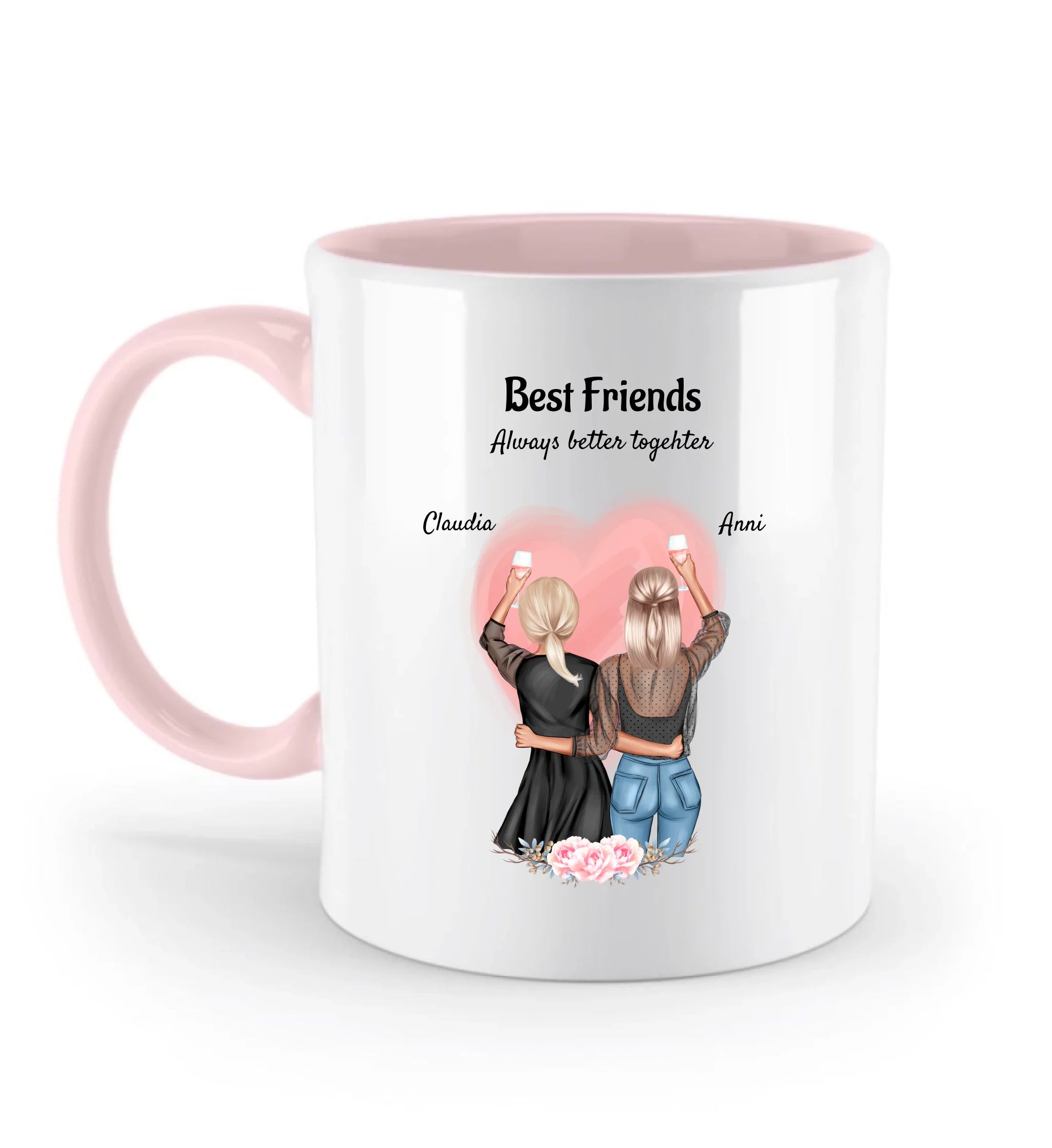 Seelenschwester Geschenk Tasse personalisiert - Cantty