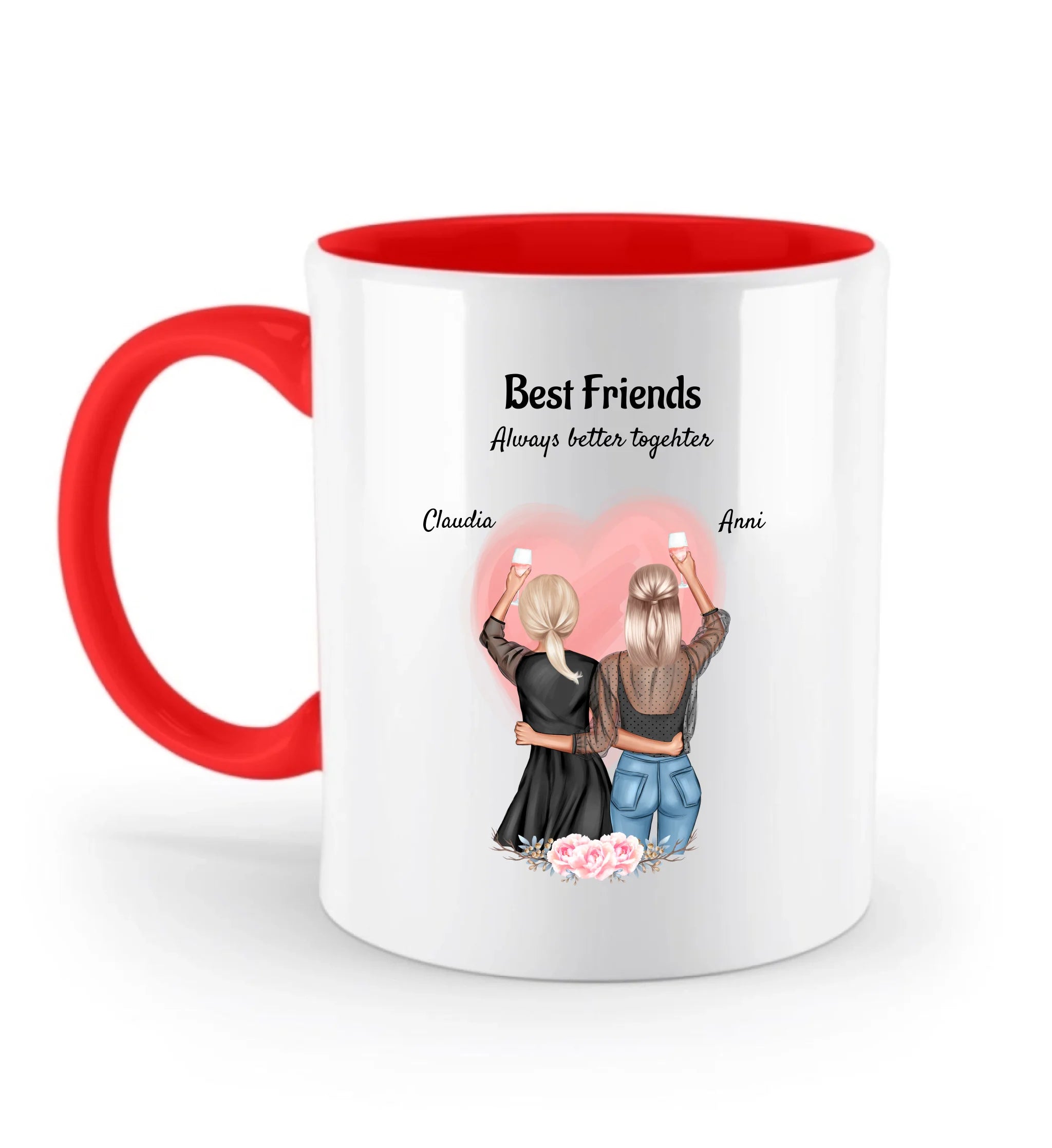 Seelenschwester Geschenk Tasse personalisiert - Cantty
