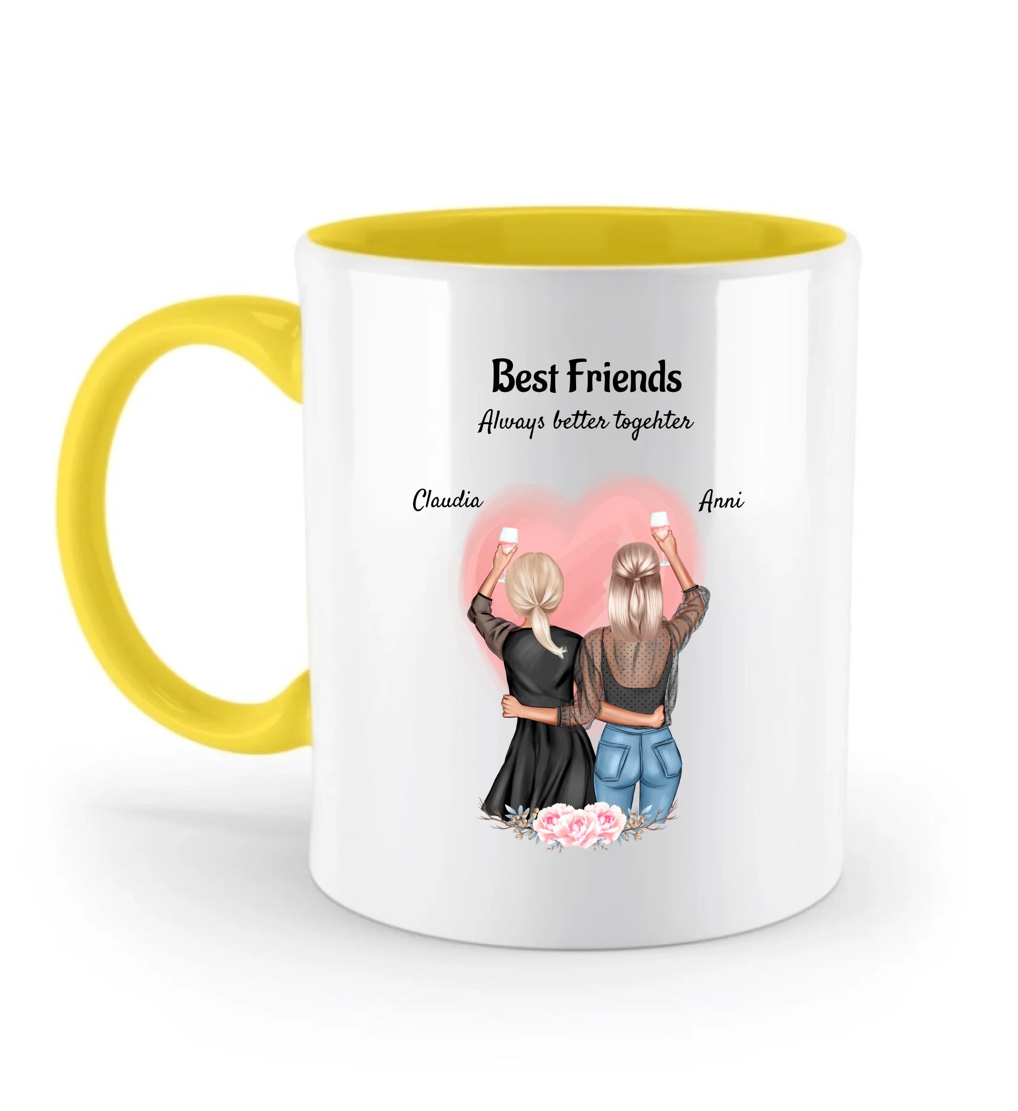 Seelenschwester Geschenk Tasse personalisiert - Cantty