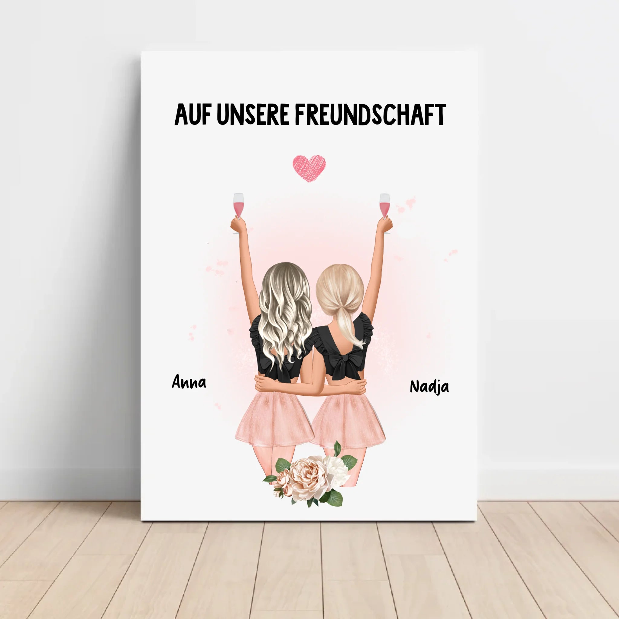 BFF Geschenk Bild & Poster personalisiert - Cantty