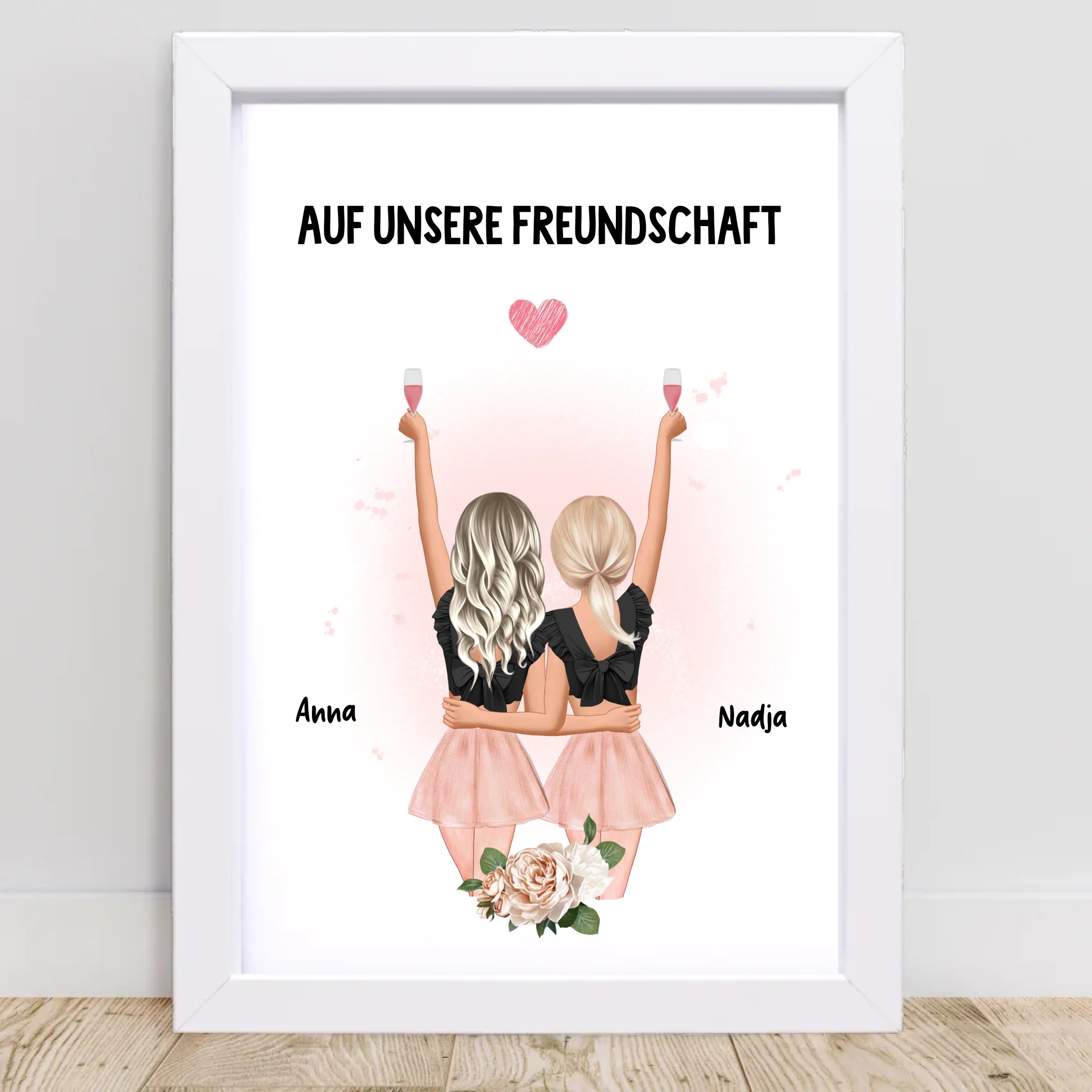 BFF Geschenk Bild & Poster personalisiert - Cantty