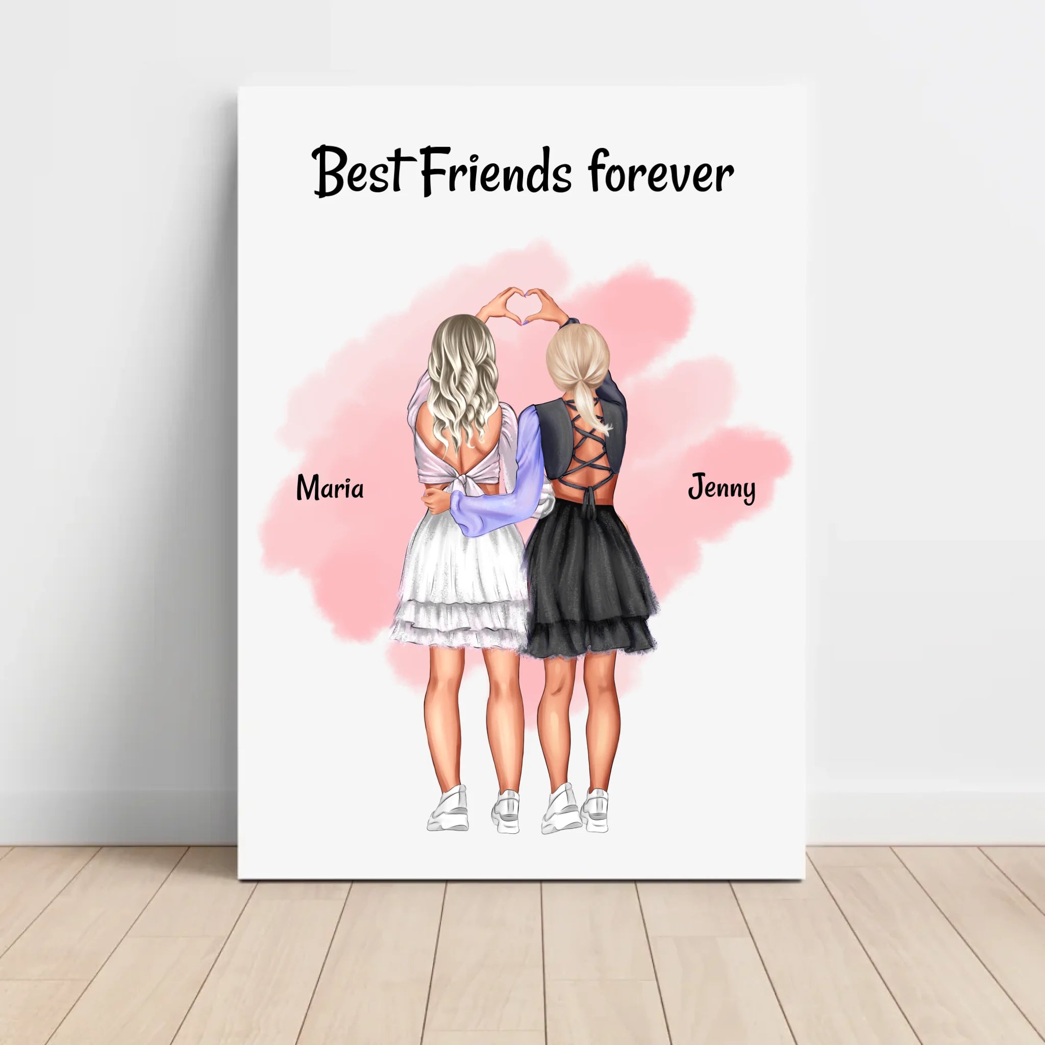Bestie Geschenk Bild & Poster personalisiert - Cantty