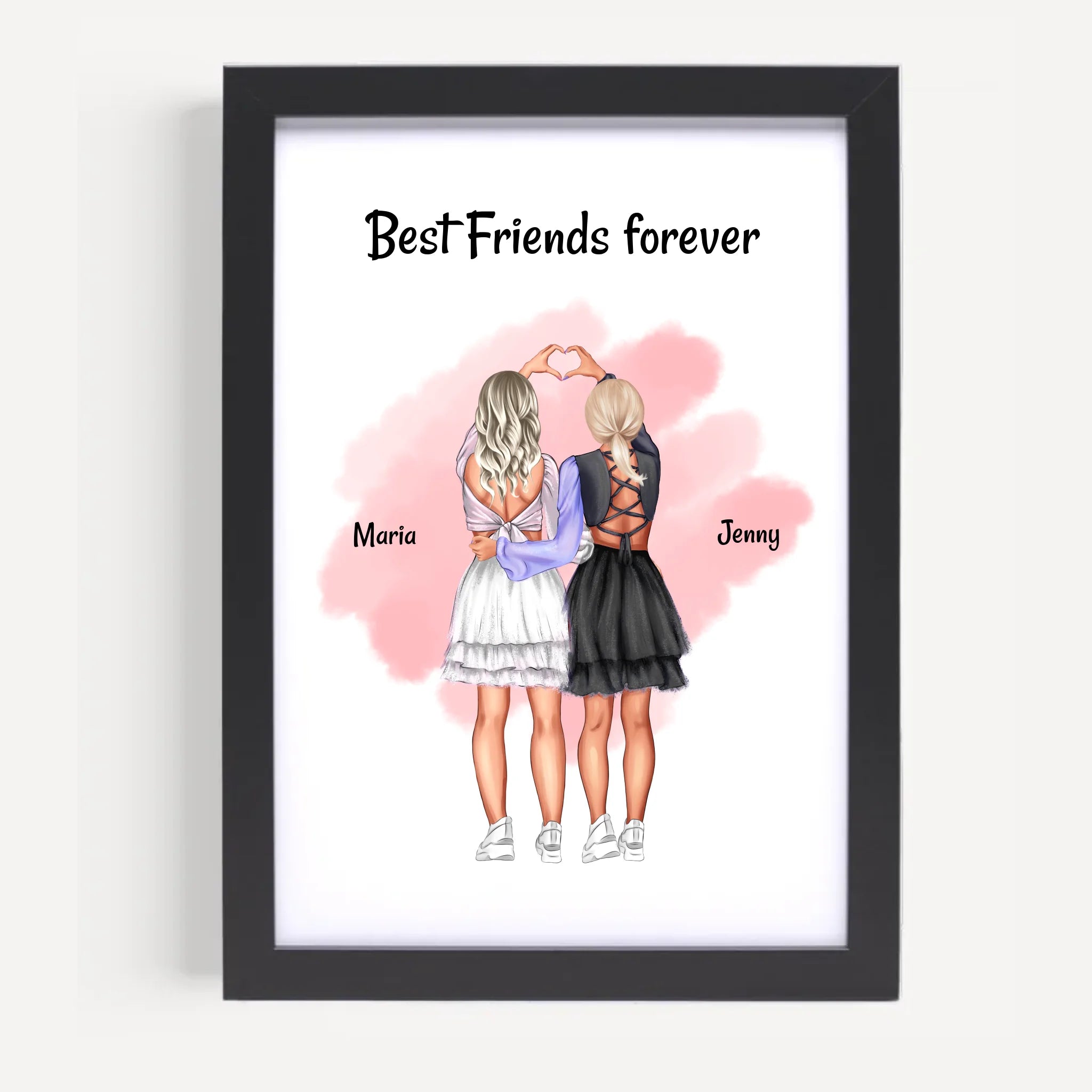 Bestie Geschenk Bild & Poster personalisiert - Cantty