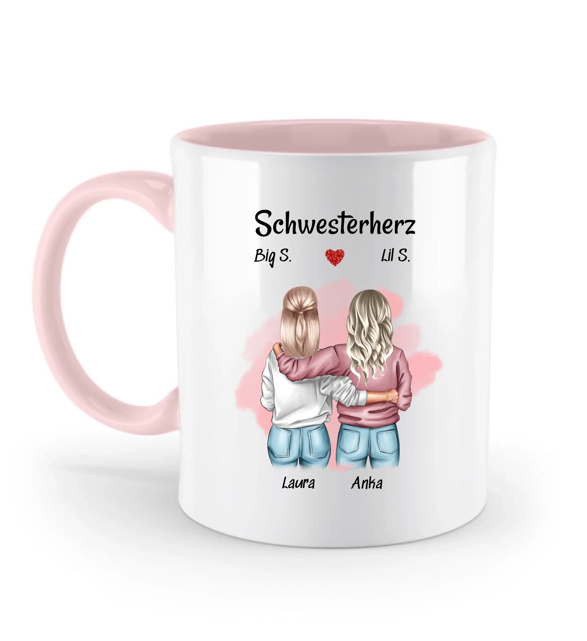 Schwester Danke Geschenk Tasse personalisiert gestalten - Cantty