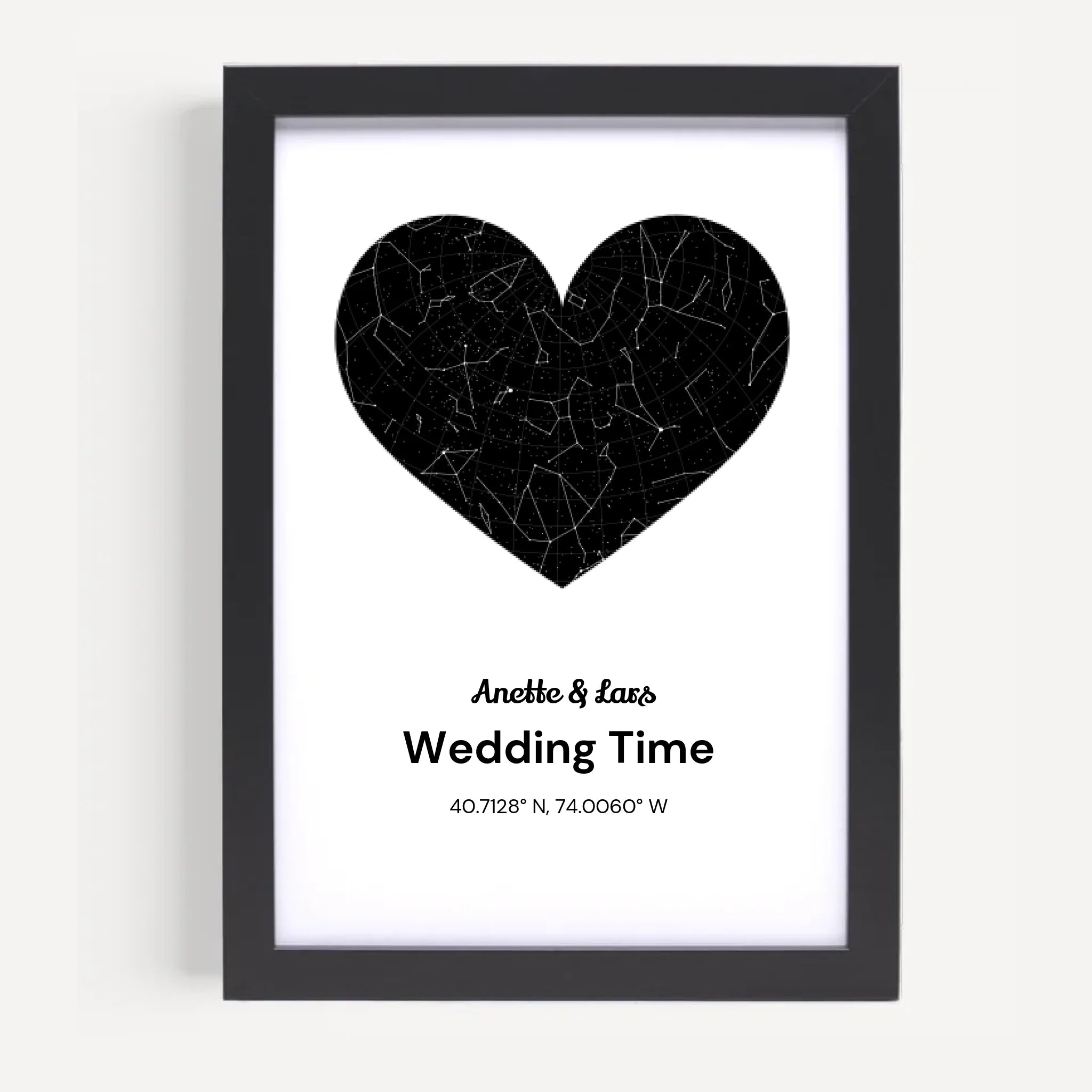 Hochzeit Geschenk Sternenhimmel personalisiert - Cantty