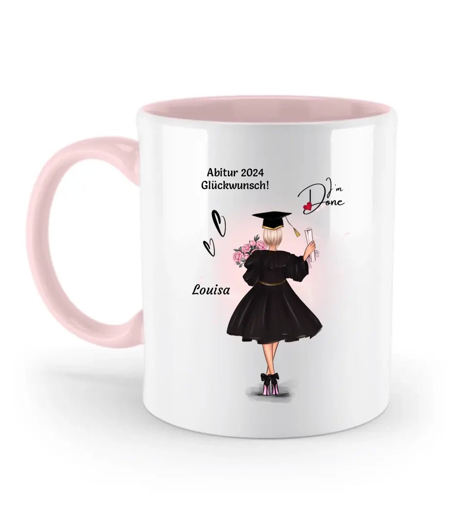 Abi Tasse Mädchen Geschenk personalisiert - Cantty