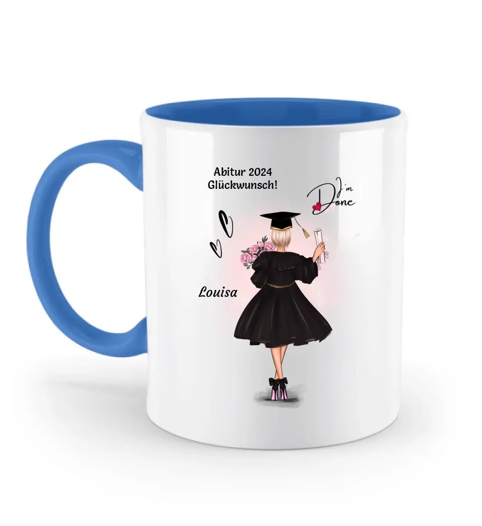 Abi Tasse Mädchen Geschenk personalisiert - Cantty