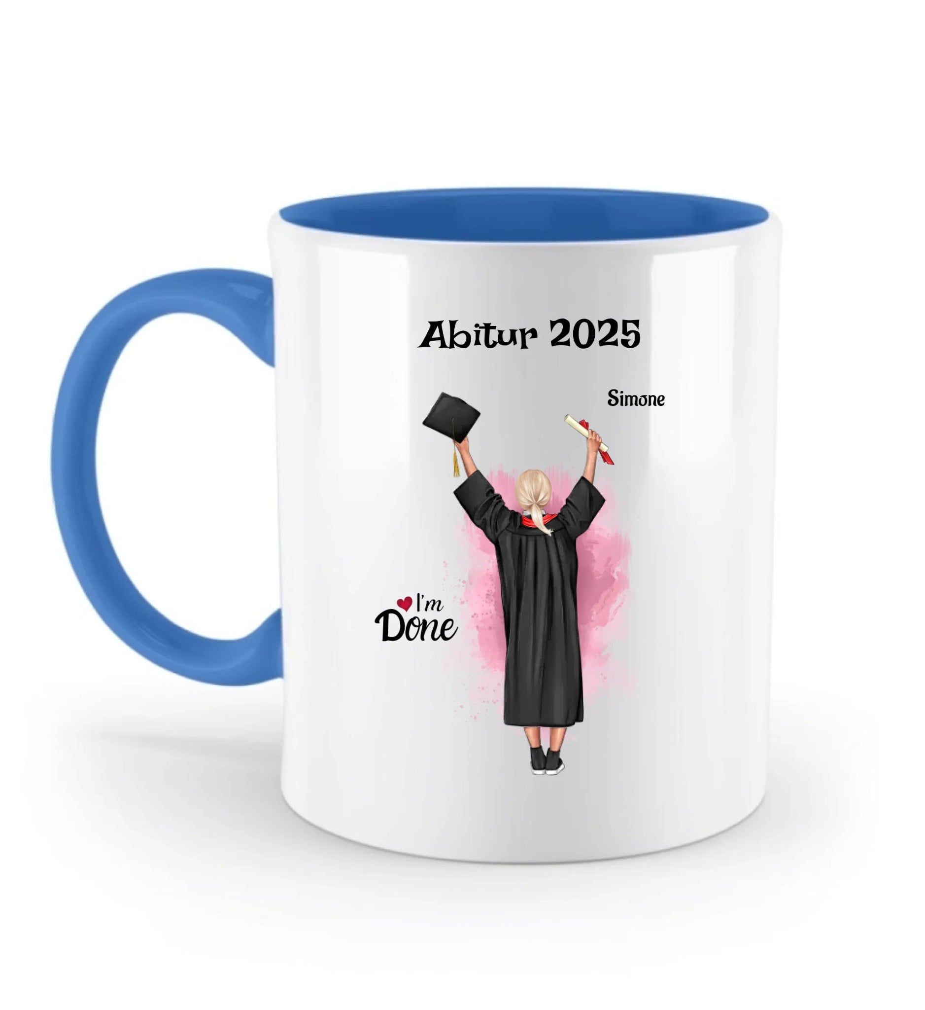 Abitur Prüfung bestanden Tasse Geschenk personalisiert - Cantty