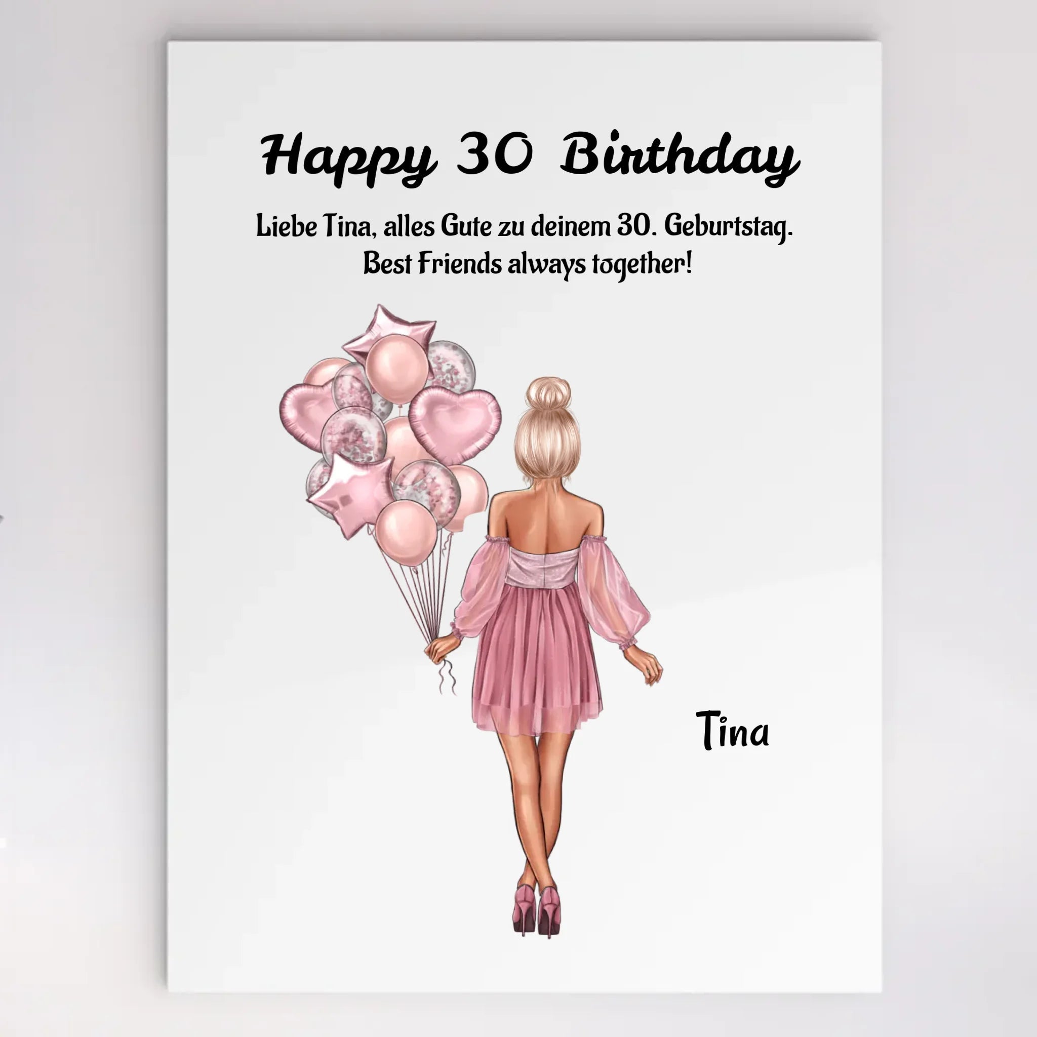 Acrylglas Geschenk für Frau zum Geburtstag - Cantty