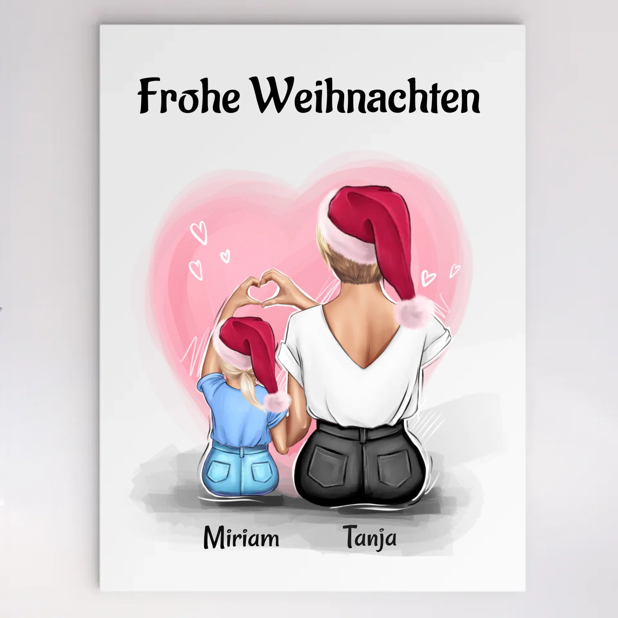 Acrylglas Geschenk Weihnachten für Patentante von kleinen Mädchen - Cantty