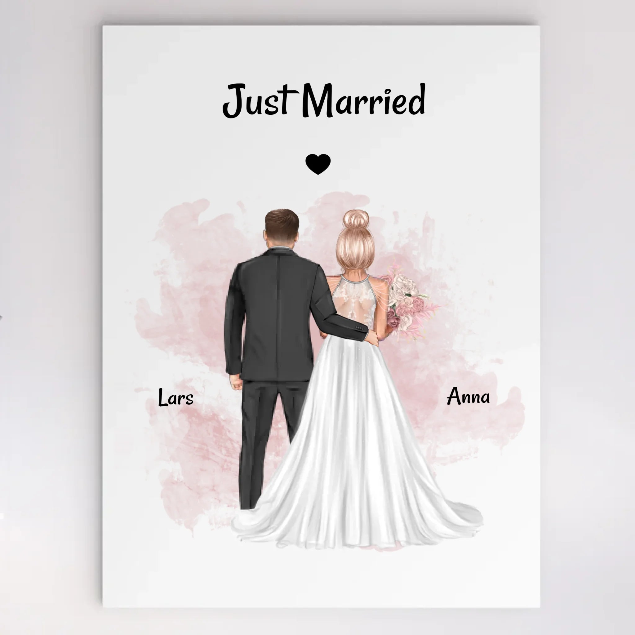 Acrylglas Hochzeitspaar Bild Geschenk gestalten - Cantty