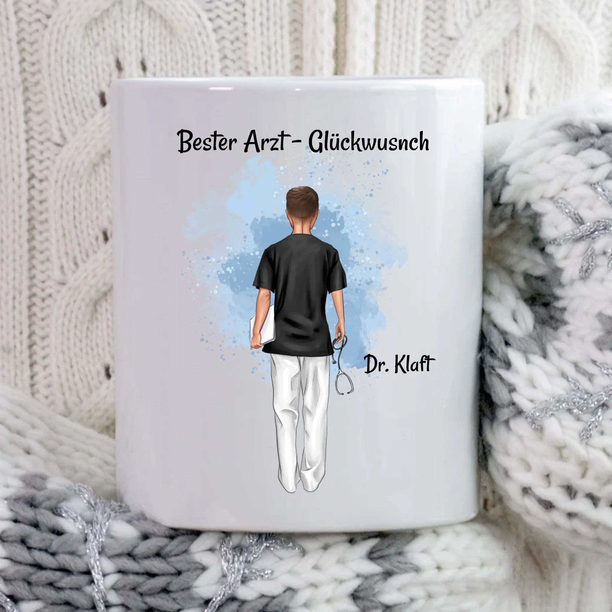 Arzt Mann Doktortitel Promotion Abschluss Tasse - Cantty