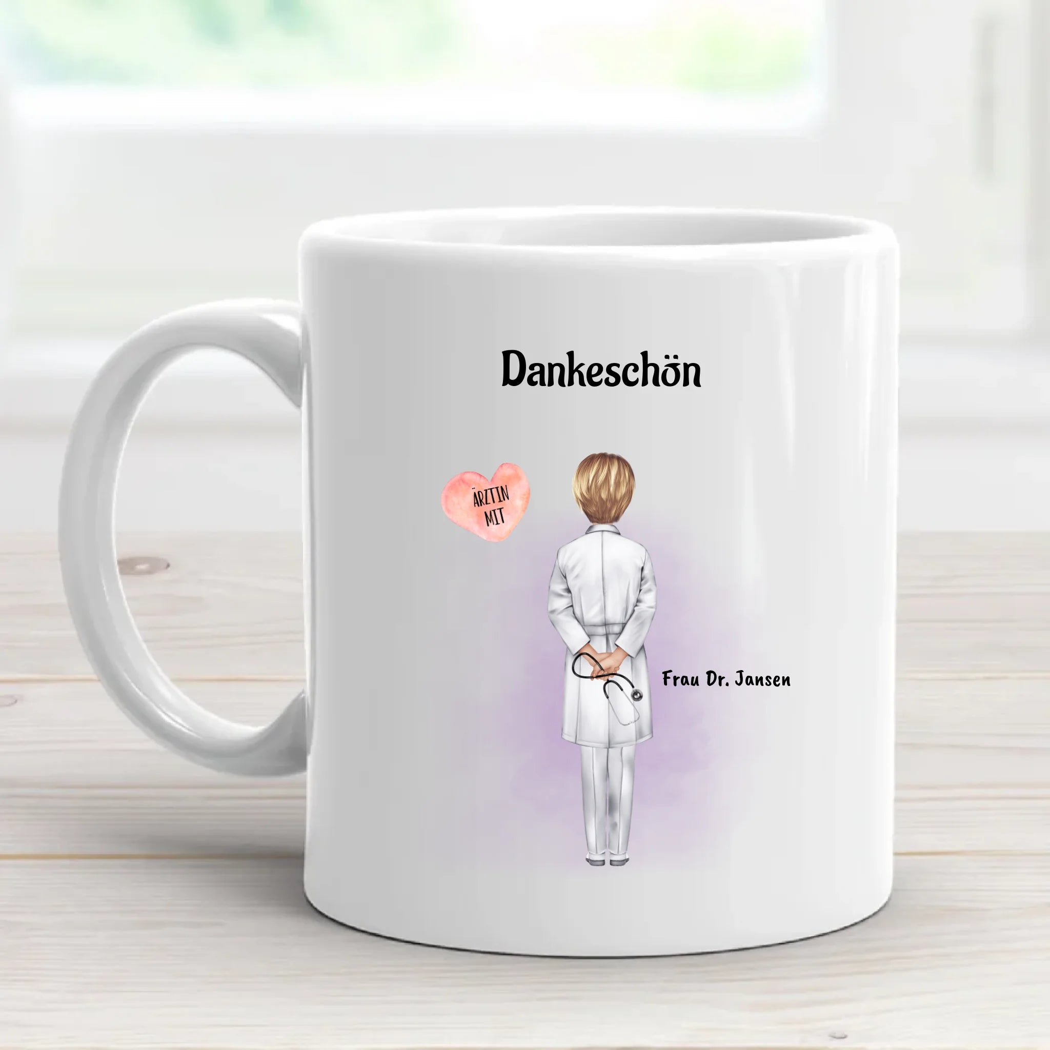 Ärztin Tasse Geschenk personalisiert - Cantty