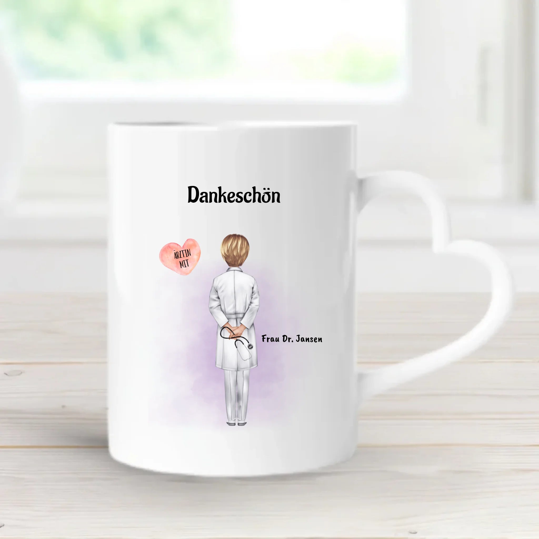 Ärztin Tasse Geschenk personalisiert - Cantty