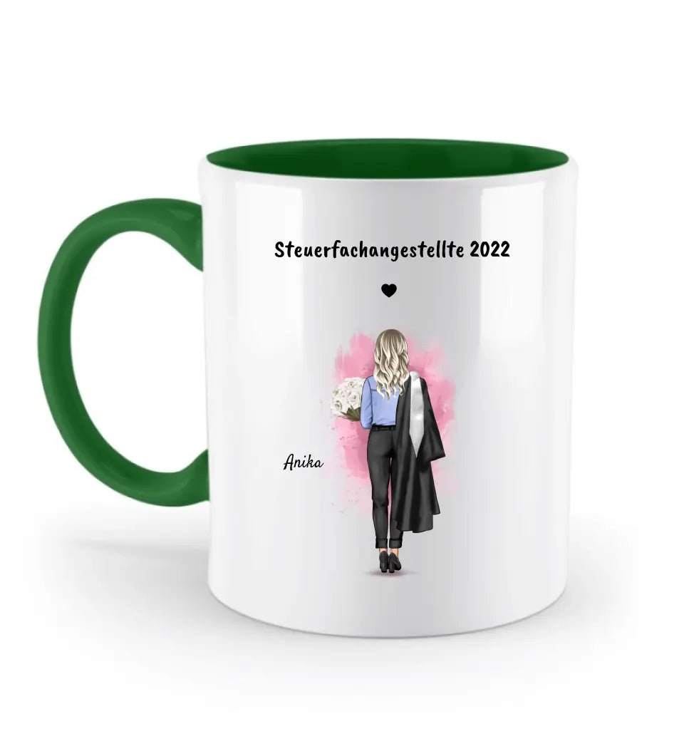 Ausbildung Abschluss Geschenk Tasse personalisiert - Cantty