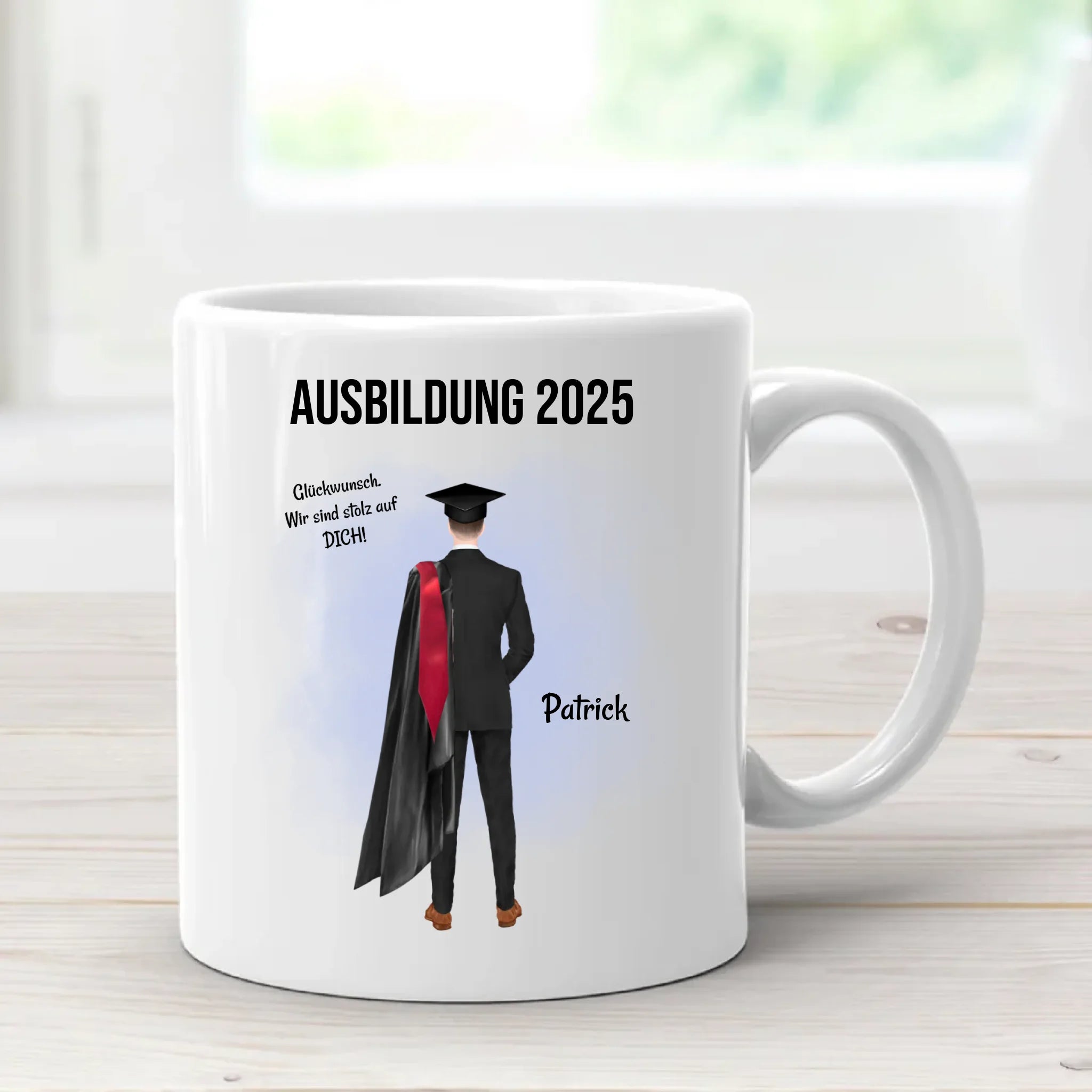 Ausbildung Abschluss Prüfung bestanden Tasse Absolvent Geschenk Mann - Cantty