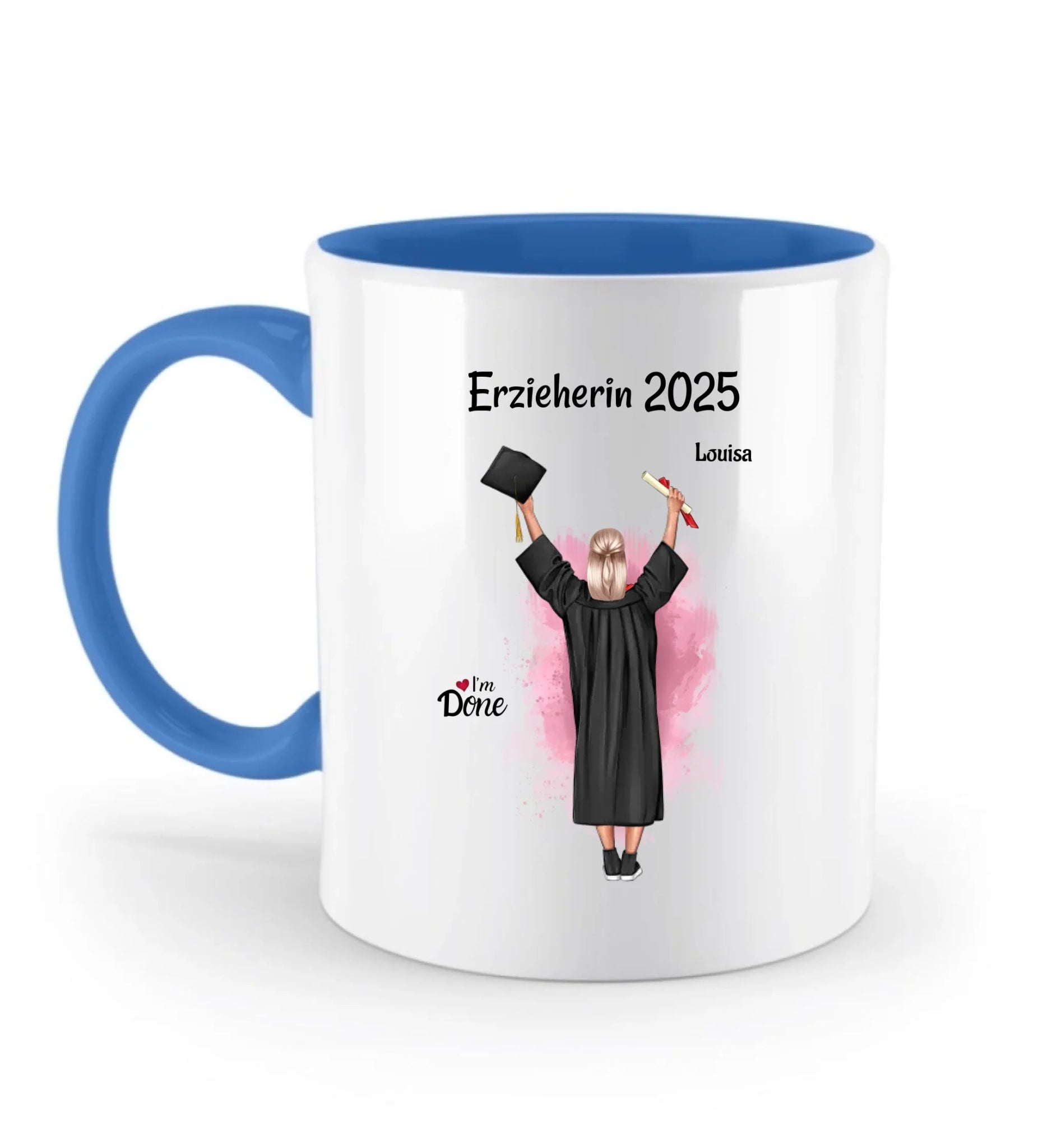 Ausbildung bestanden Tasse Geschenk personalisiert - Cantty