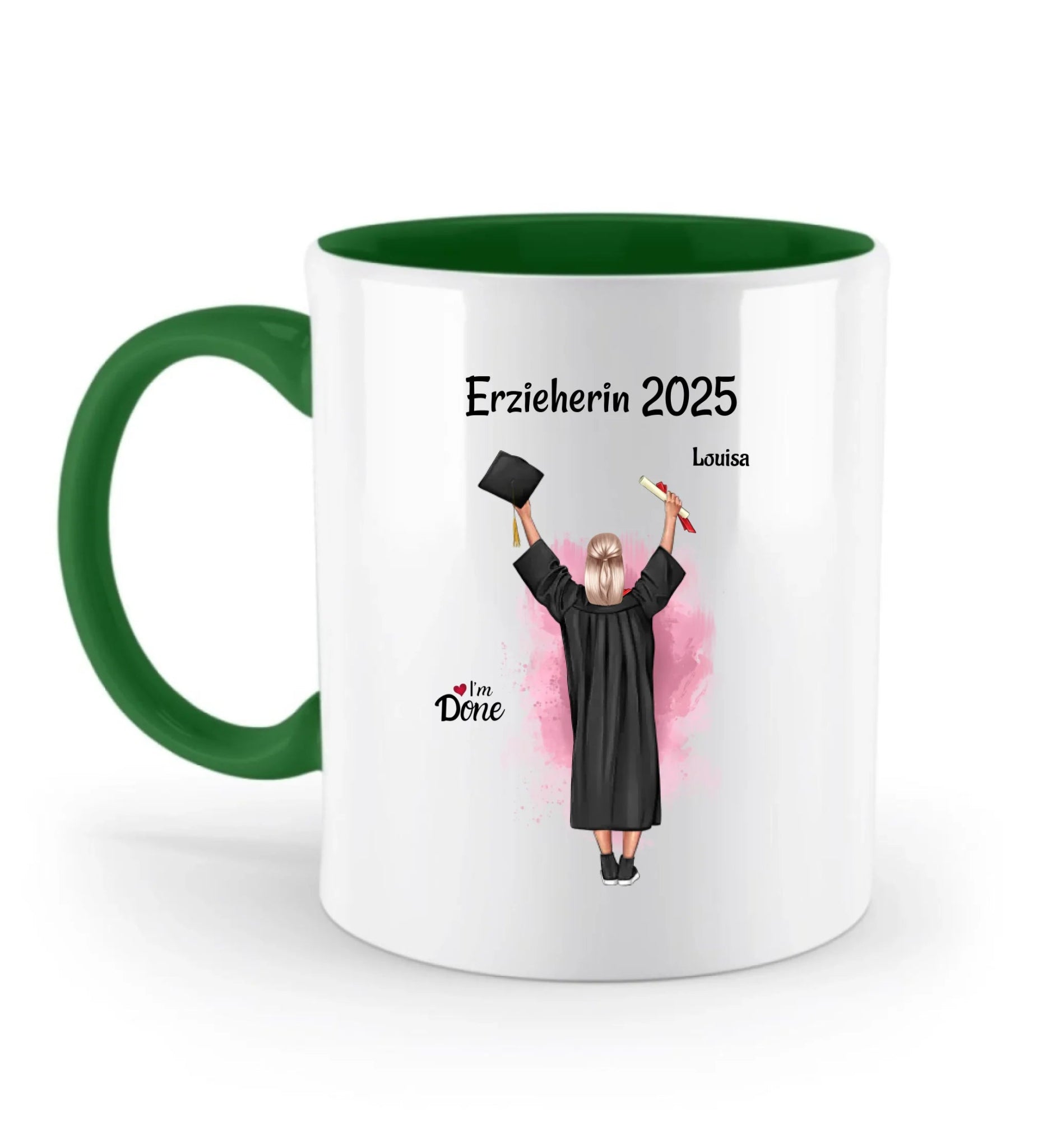 Ausbildung bestanden Tasse Geschenk personalisiert - Cantty