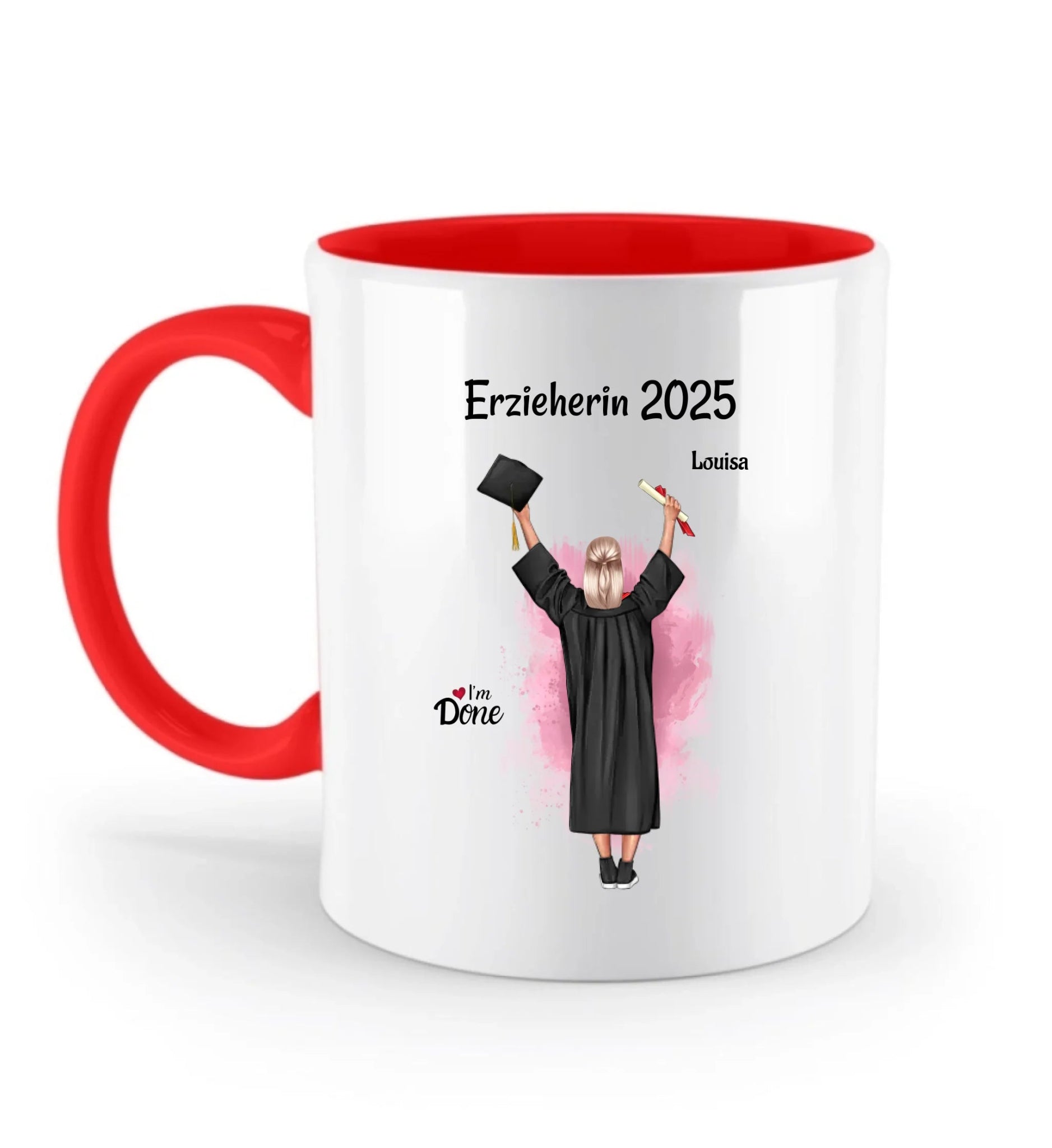 Ausbildung bestanden Tasse Geschenk personalisiert - Cantty