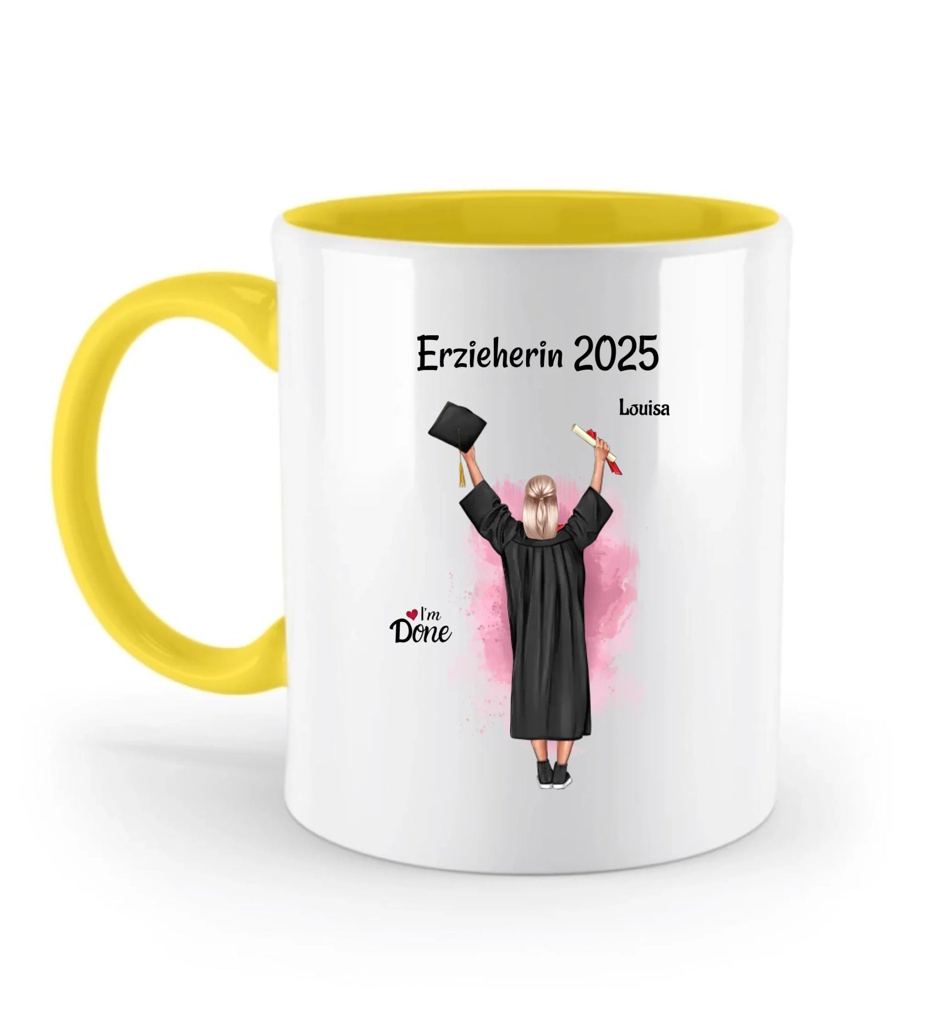 Ausbildung bestanden Tasse Geschenk personalisiert - Cantty