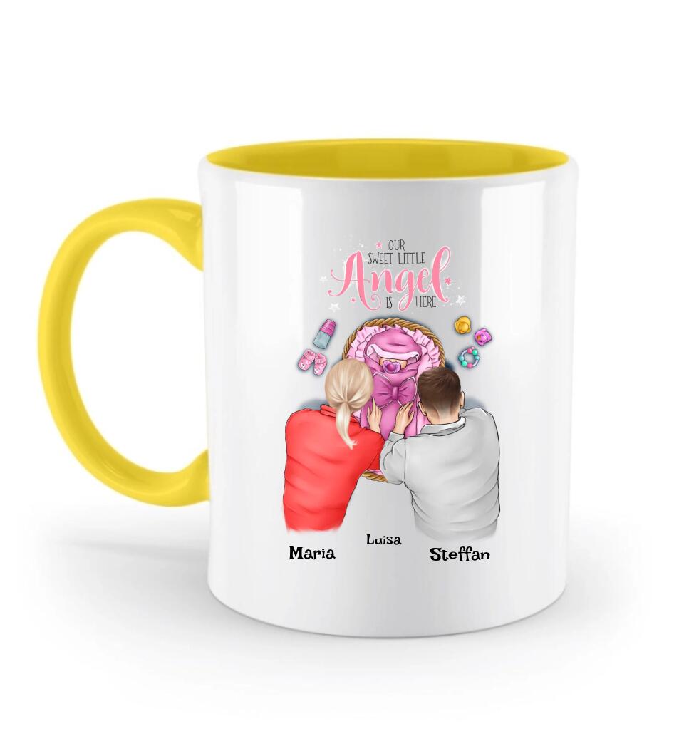 Babygeschenk Tasse zur Geburt personalisiert - Cantty