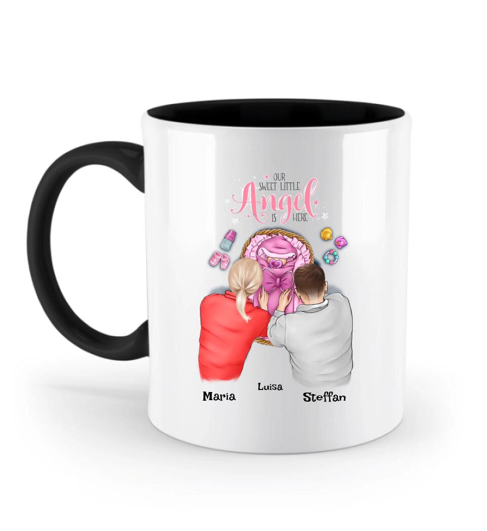 Babygeschenk Tasse zur Geburt personalisiert - Cantty