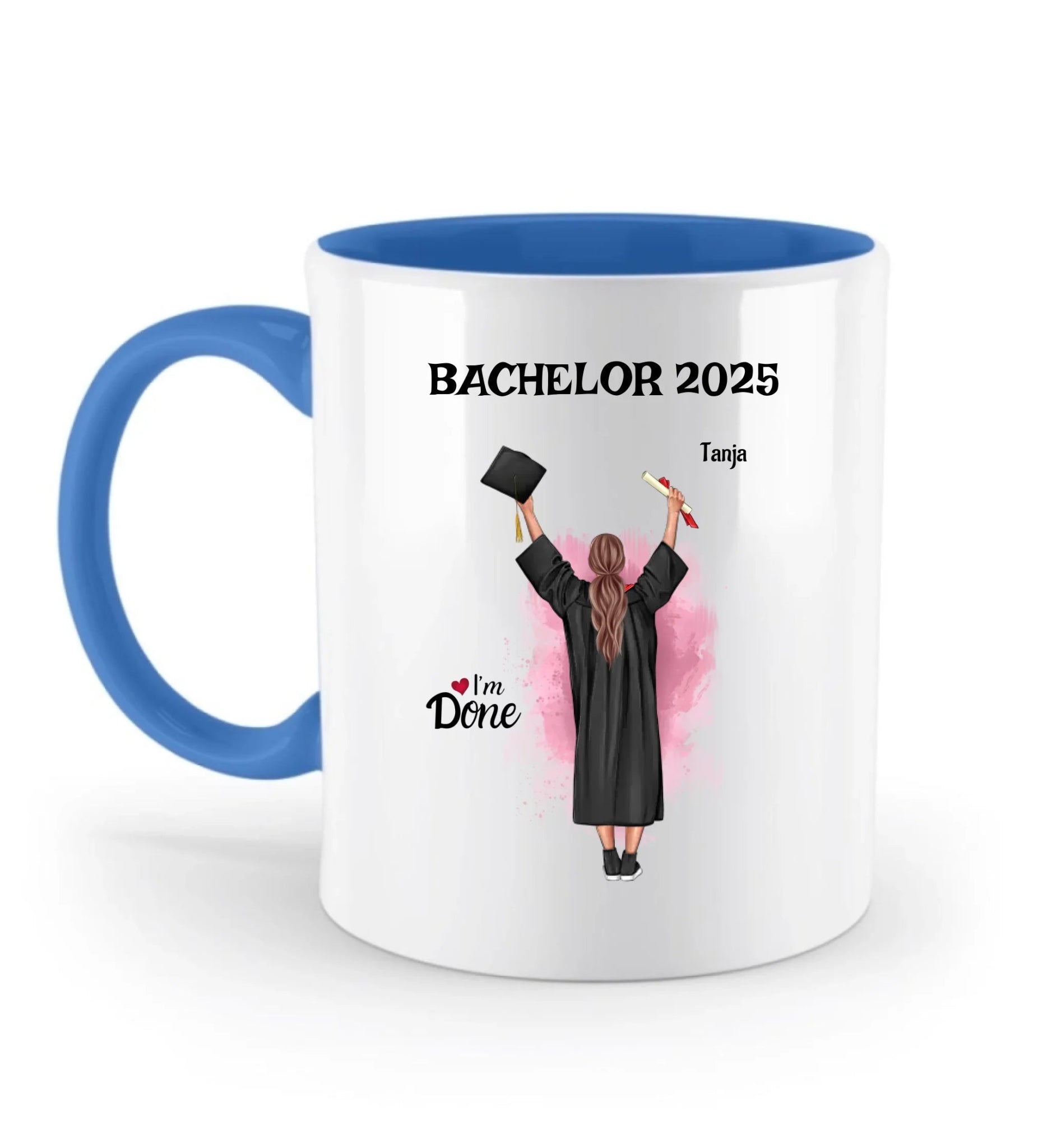 Bachelor Tasse MĂ€dchen Geschenk personalisiert - Cantty