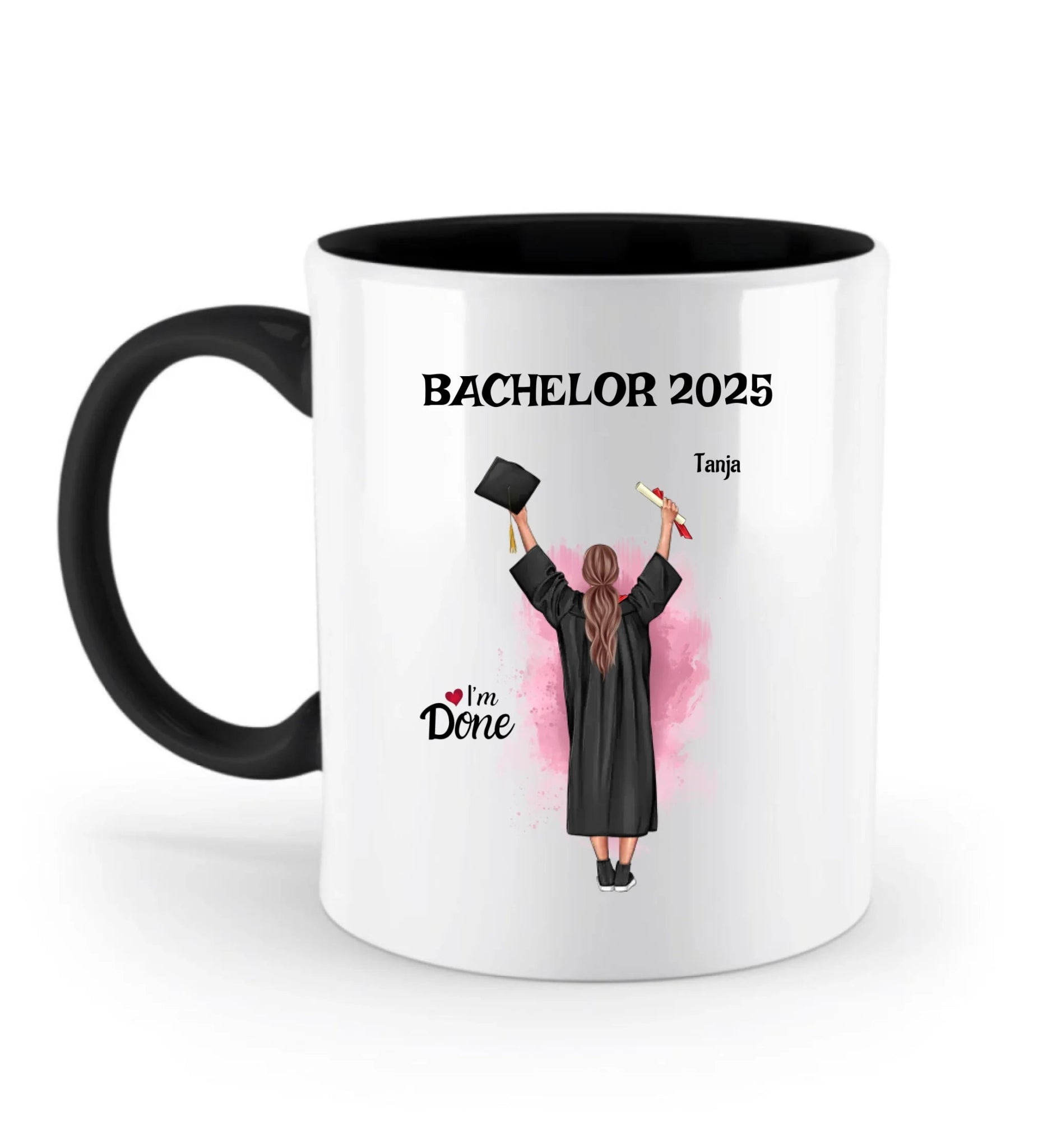 Bachelor Tasse MĂ€dchen Geschenk personalisiert - Cantty
