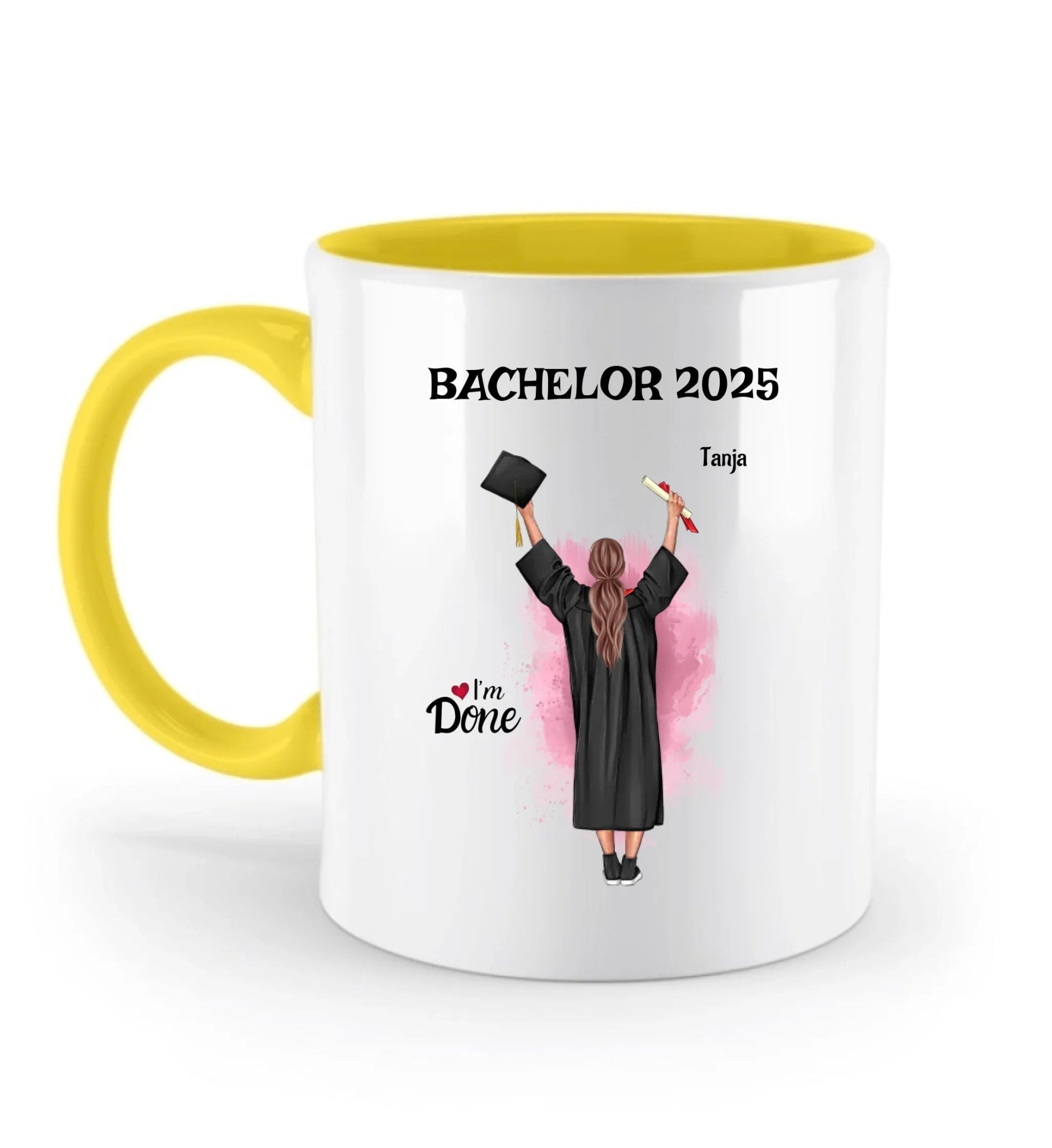 Bachelor Tasse MĂ€dchen Geschenk personalisiert - Cantty