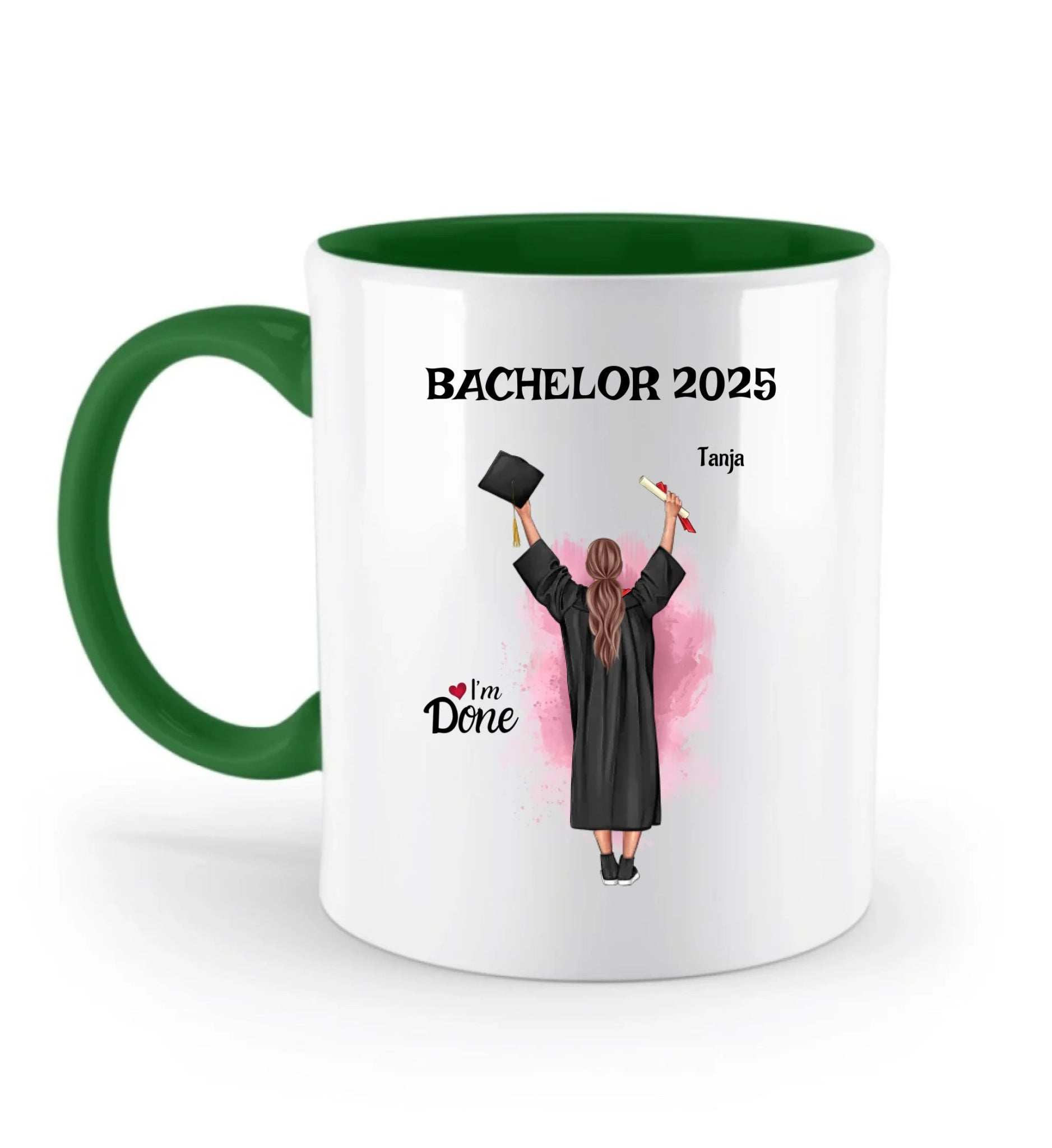 Bachelor Tasse MĂ€dchen Geschenk personalisiert - Cantty