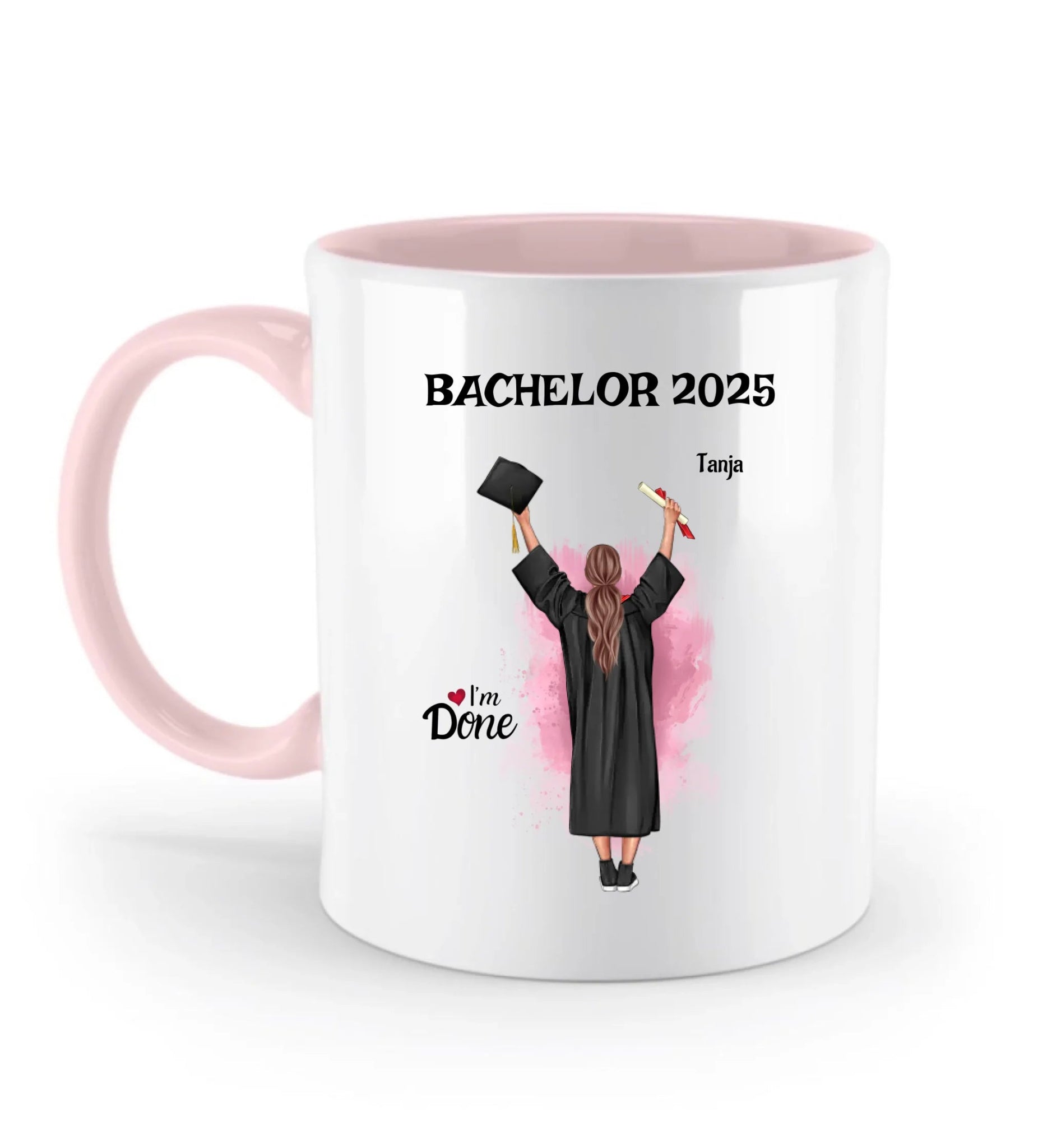 Bachelor Tasse MĂ€dchen Geschenk personalisiert - Cantty