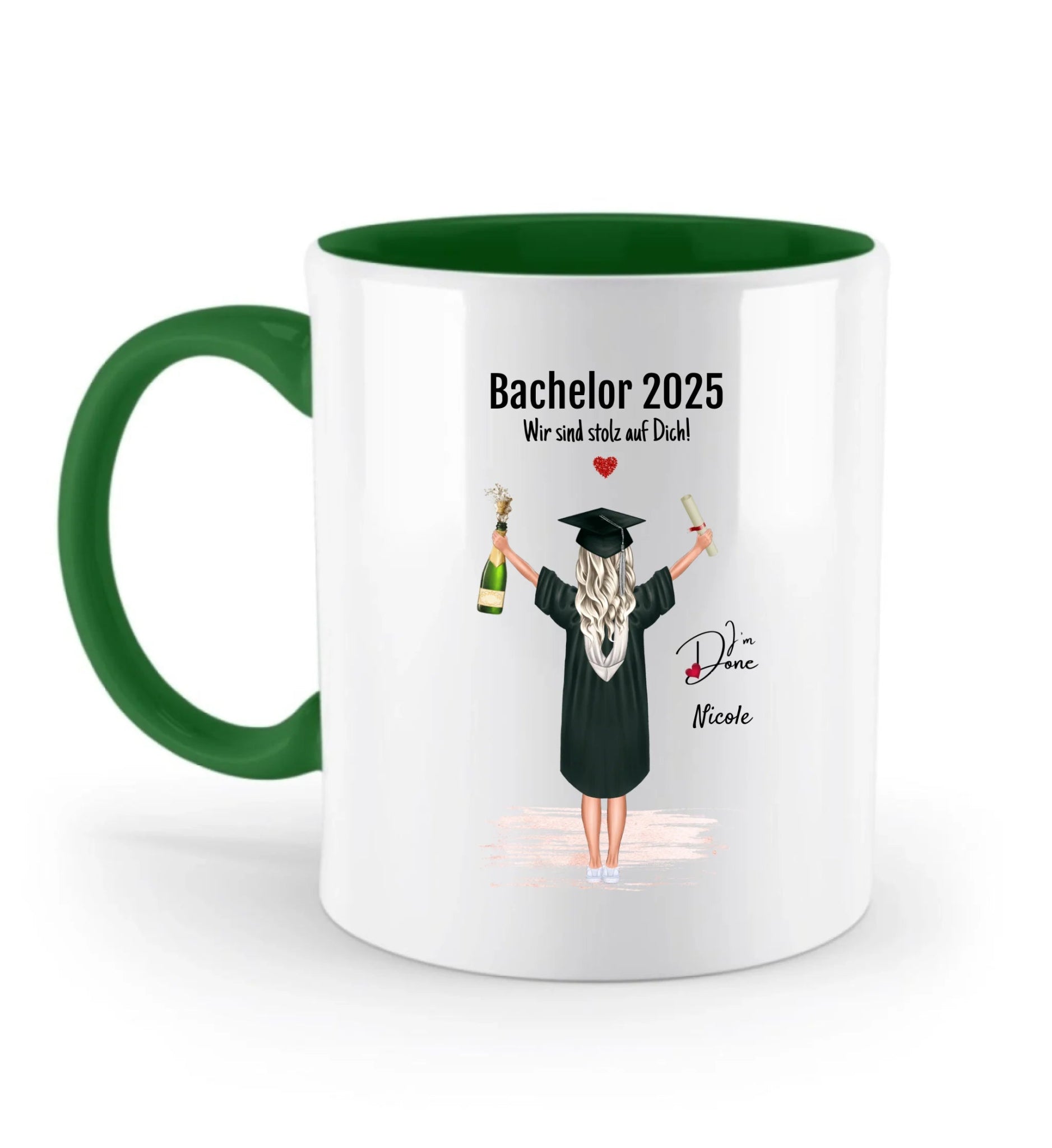 Bachelor Tasse MĂ€dchen Abschlussgeschenk - Cantty
