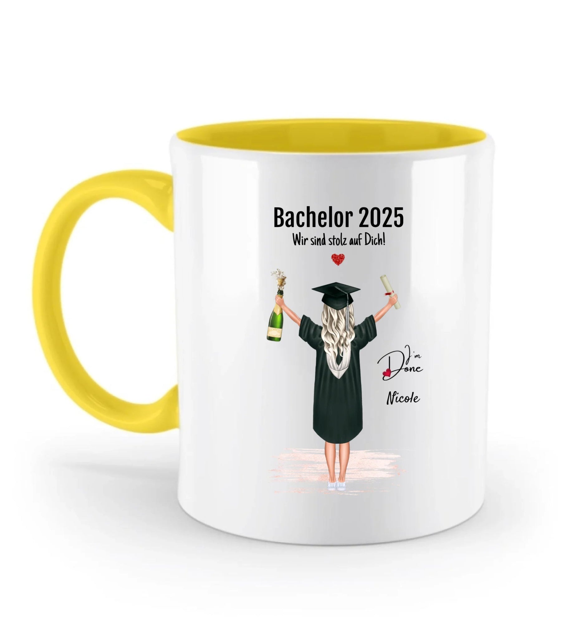 Bachelor Tasse MĂ€dchen Abschlussgeschenk - Cantty