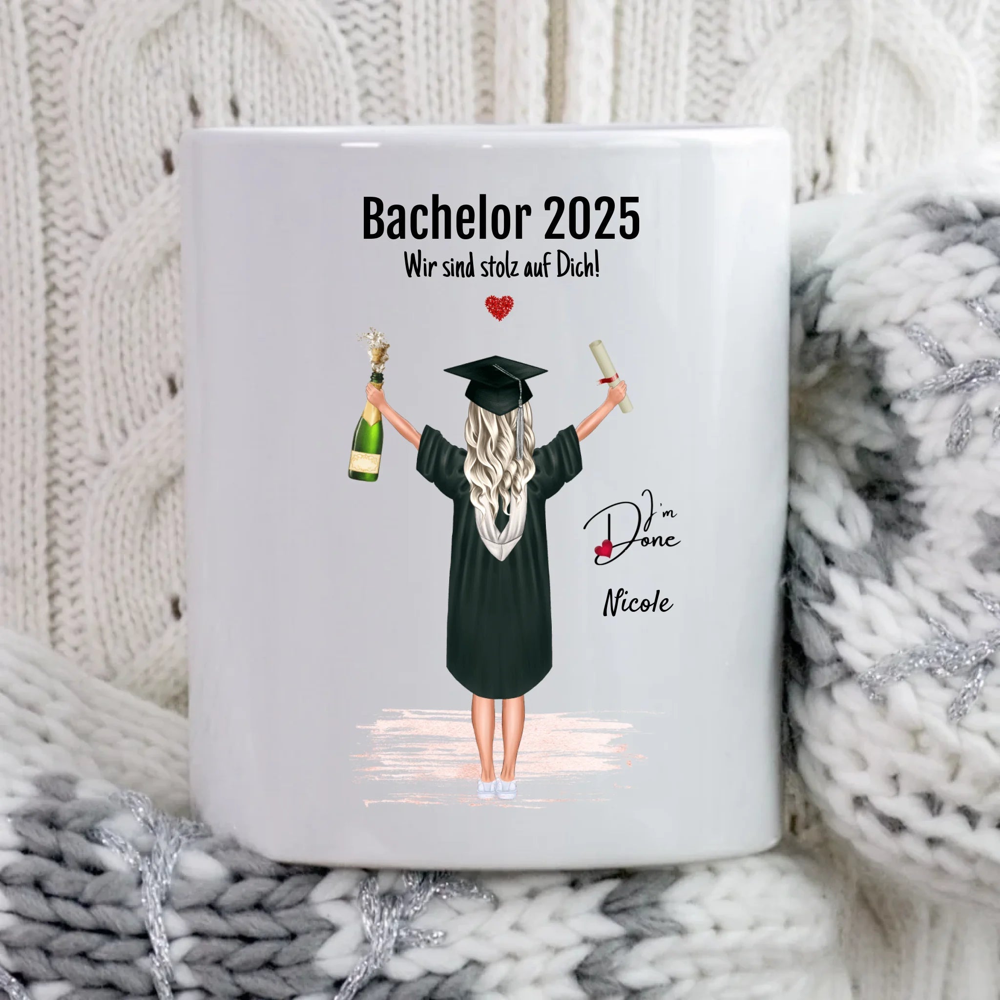 Bachelor Tasse MĂ€dchen Abschlussgeschenk - Cantty
