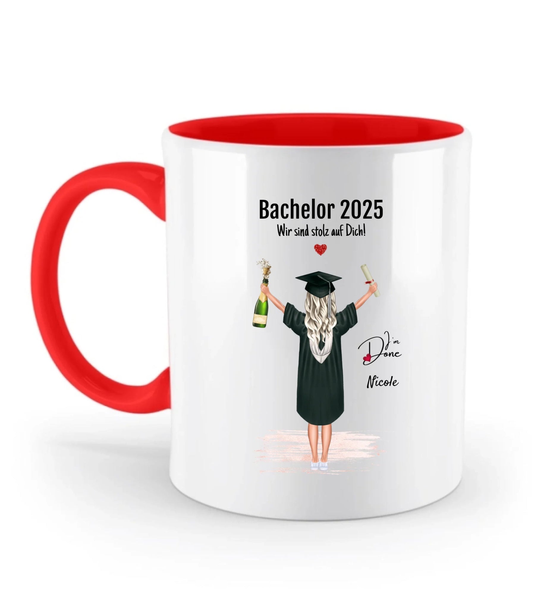 Bachelor Tasse MĂ€dchen Abschlussgeschenk - Cantty